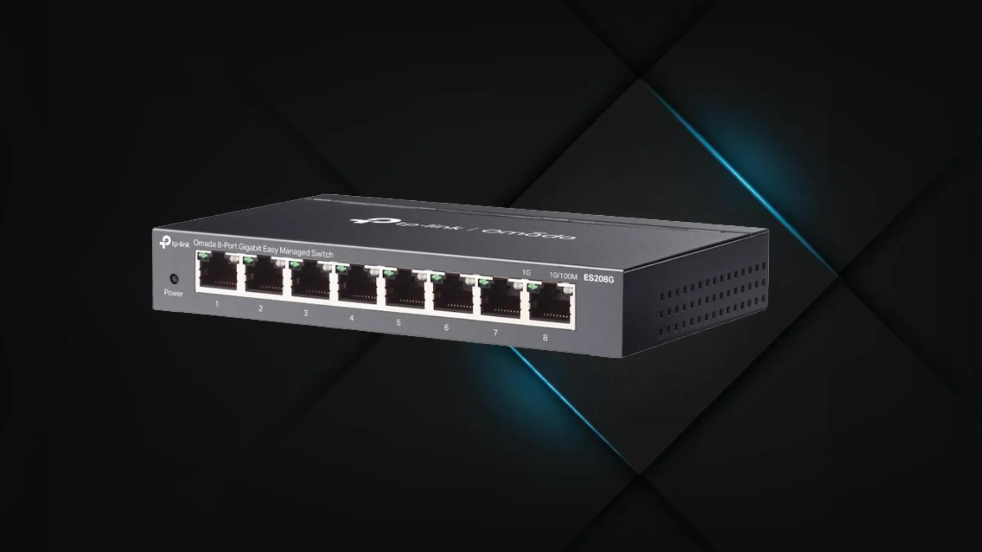 Комутатор TP-LINK ES208G (Black)