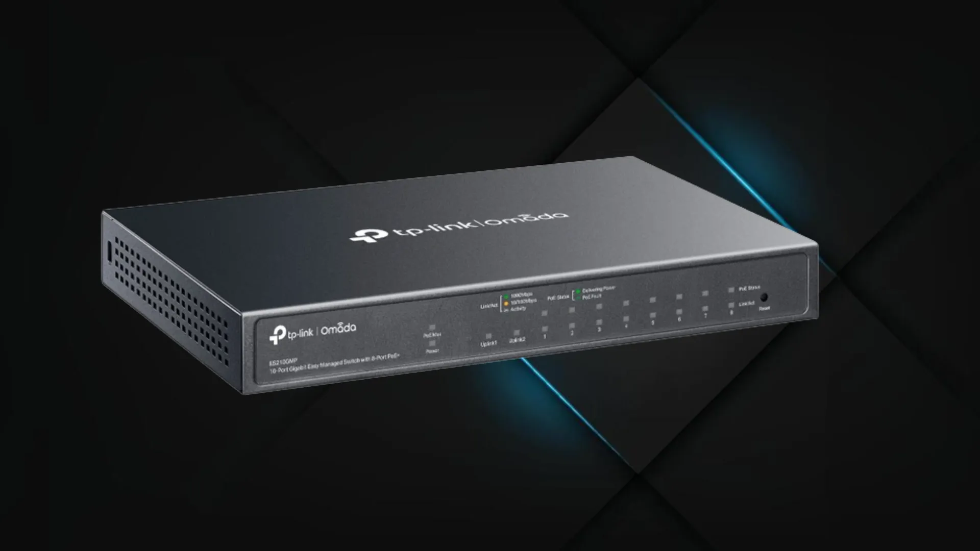 Комутатор TP-LINK ES210GMP (Gray)