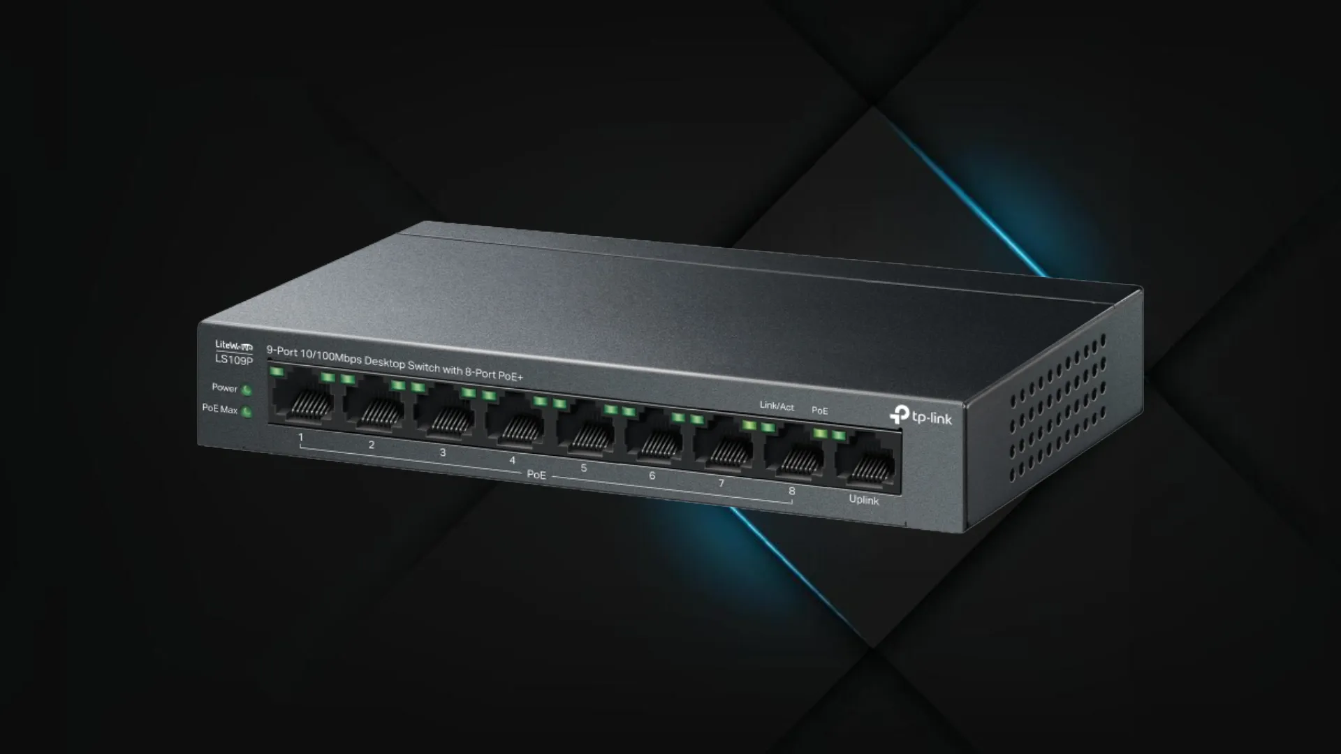 Комутатор TP-LINK LS109P (Black)