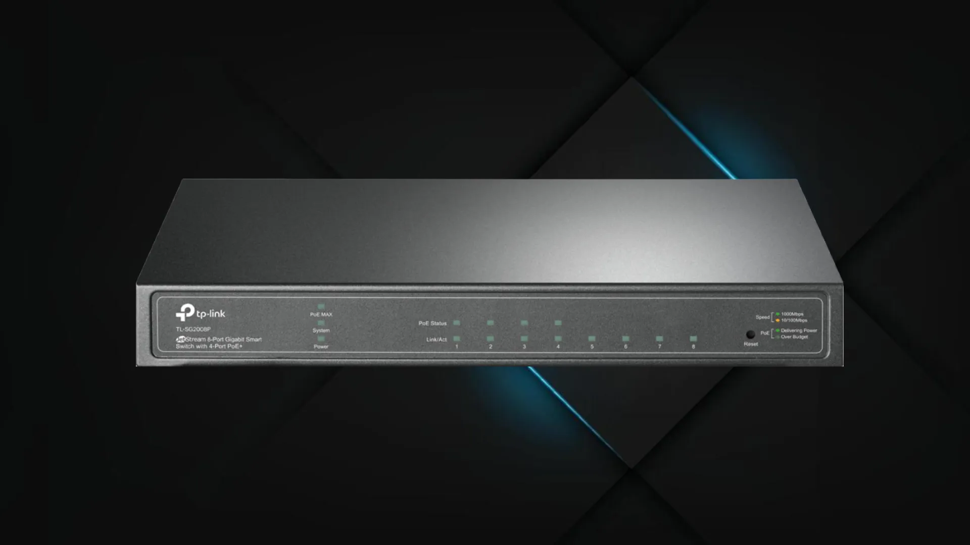 Коммутатор TP-LINK SG2008P (Gray)
