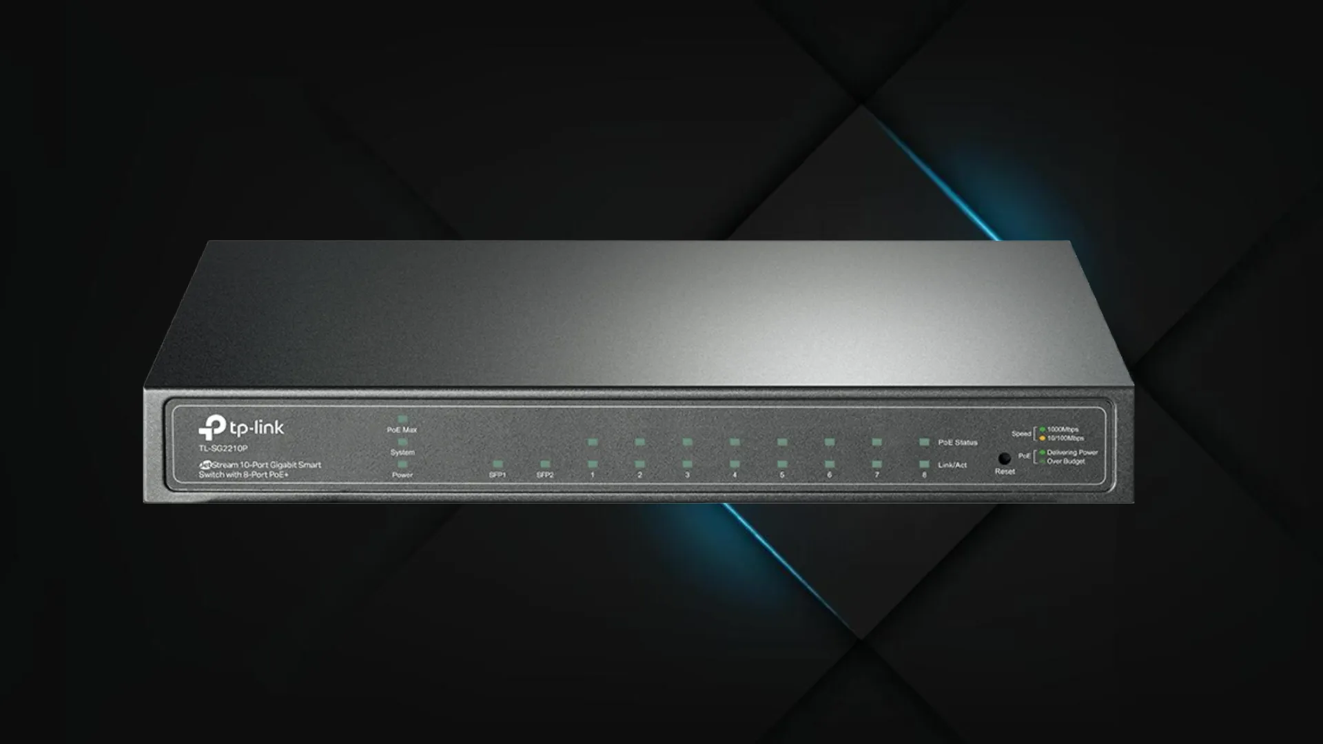 Комутатор TP-LINK SG2210P (Gray)