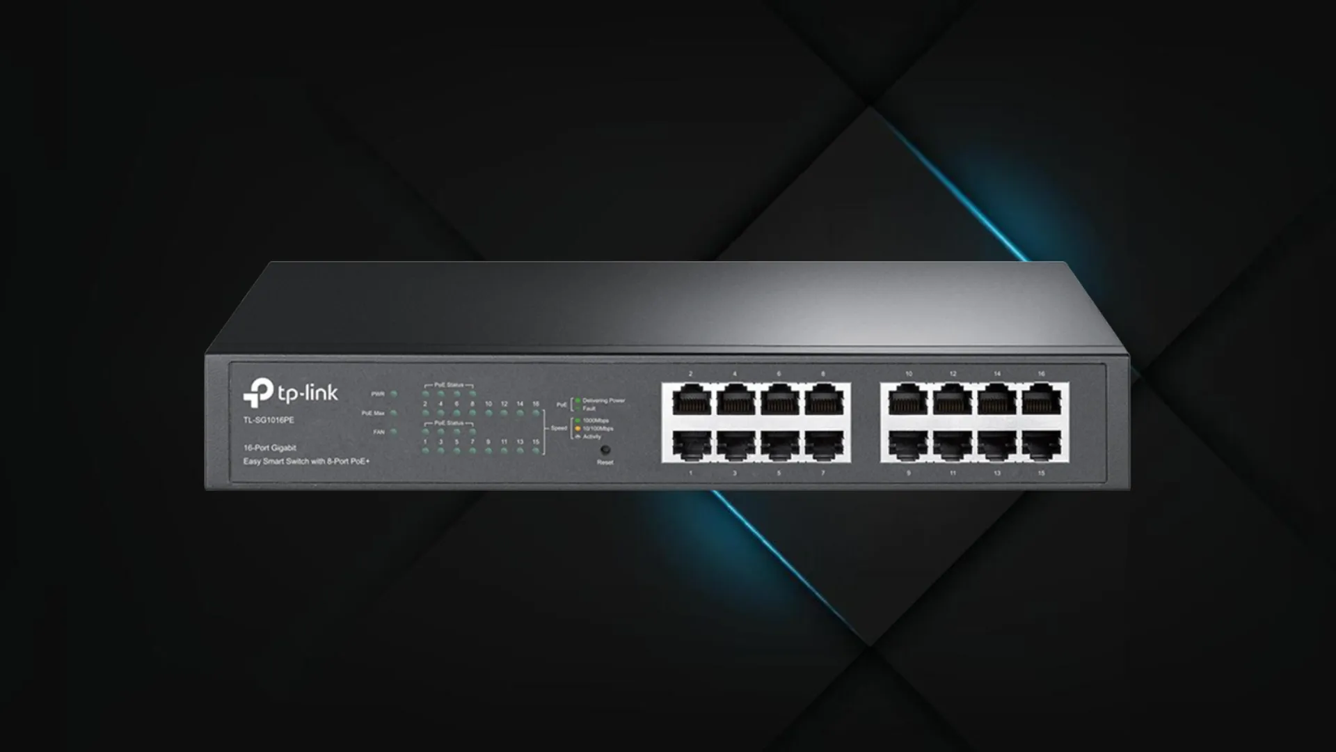 Коммутатор TP-LINK TL-SG1016PE (Gray)