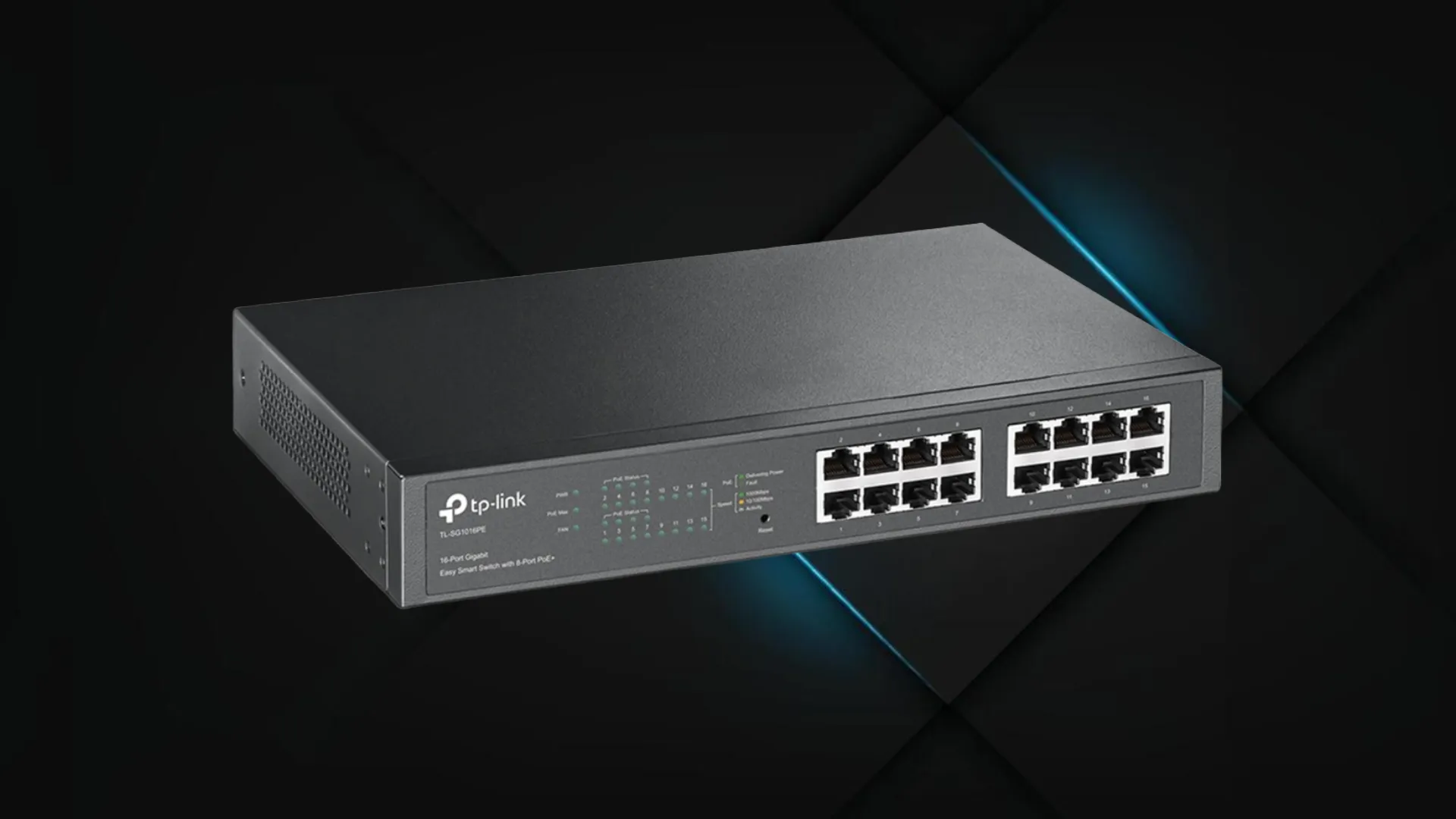 Коммутатор TP-LINK TL-SG1016PE (Gray)