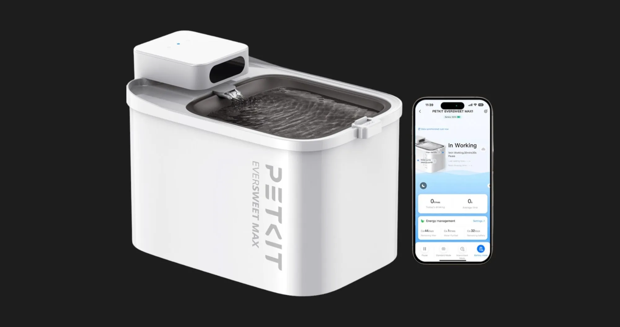 Поїлка PETKIT Eversweet Max Smart Pet Drinking Fountain (White)