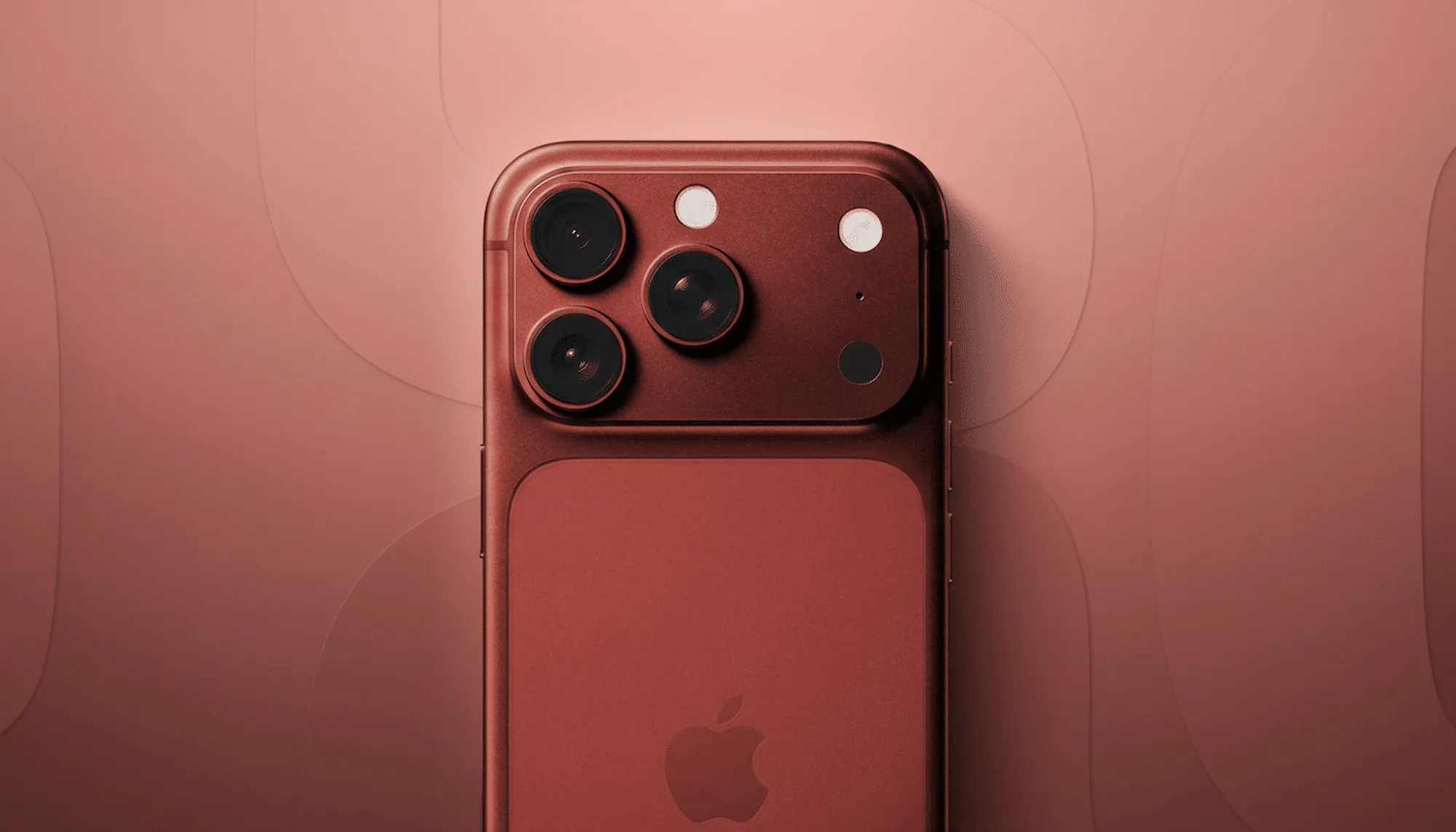 Deep Red iPhone 18