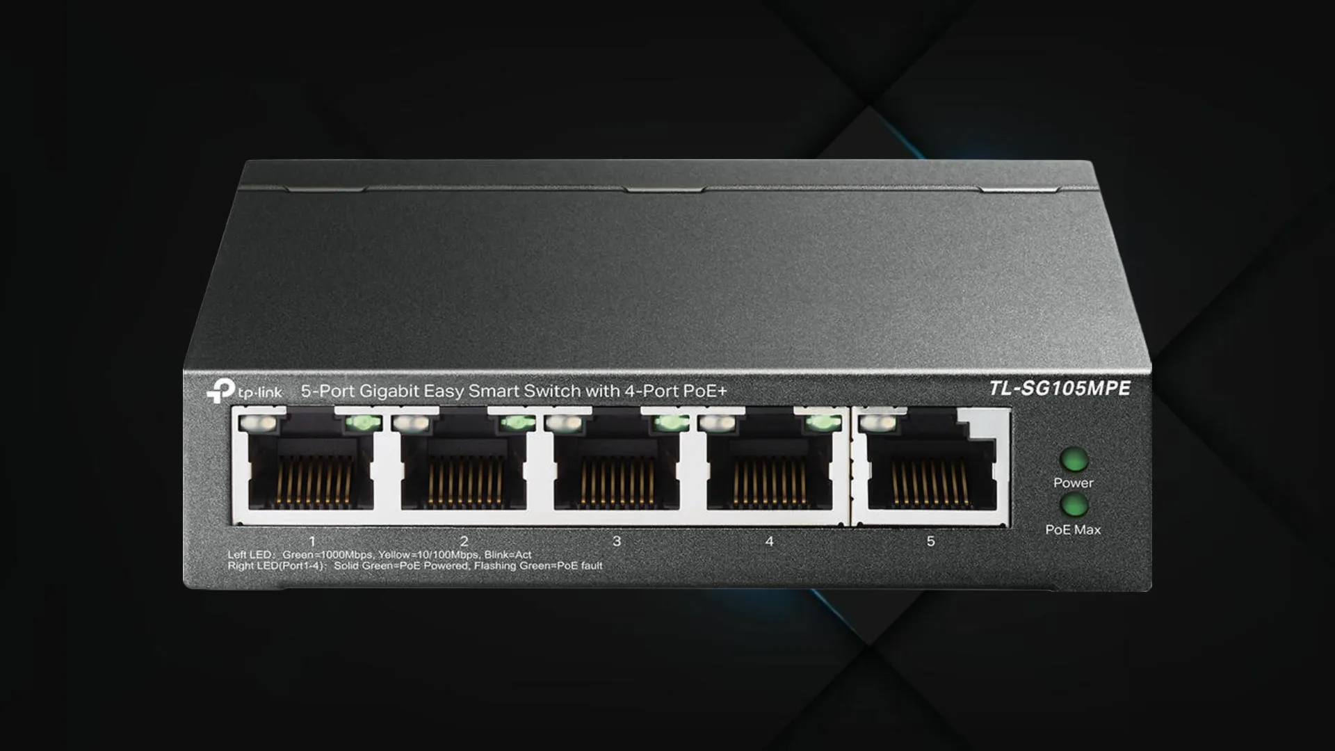 Коммутатор TP-LINK TL-SG105MPE (Gray)