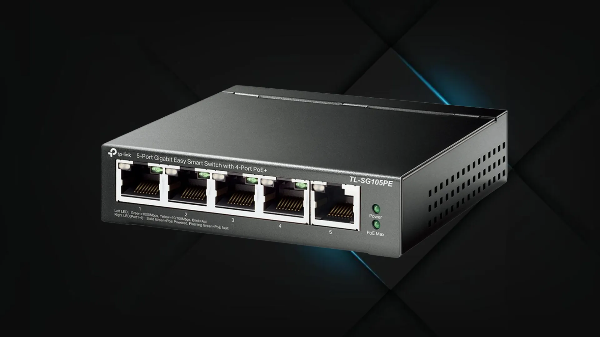 Комутатор TP-LINK TL-SG105PE (Gray)