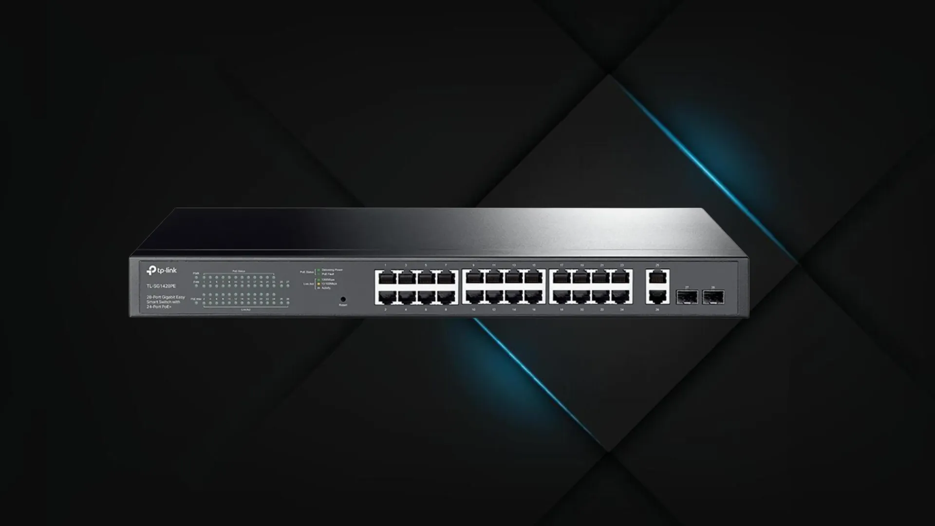 Комутатор TP-LINK TL-SG1428PE (Gray)
