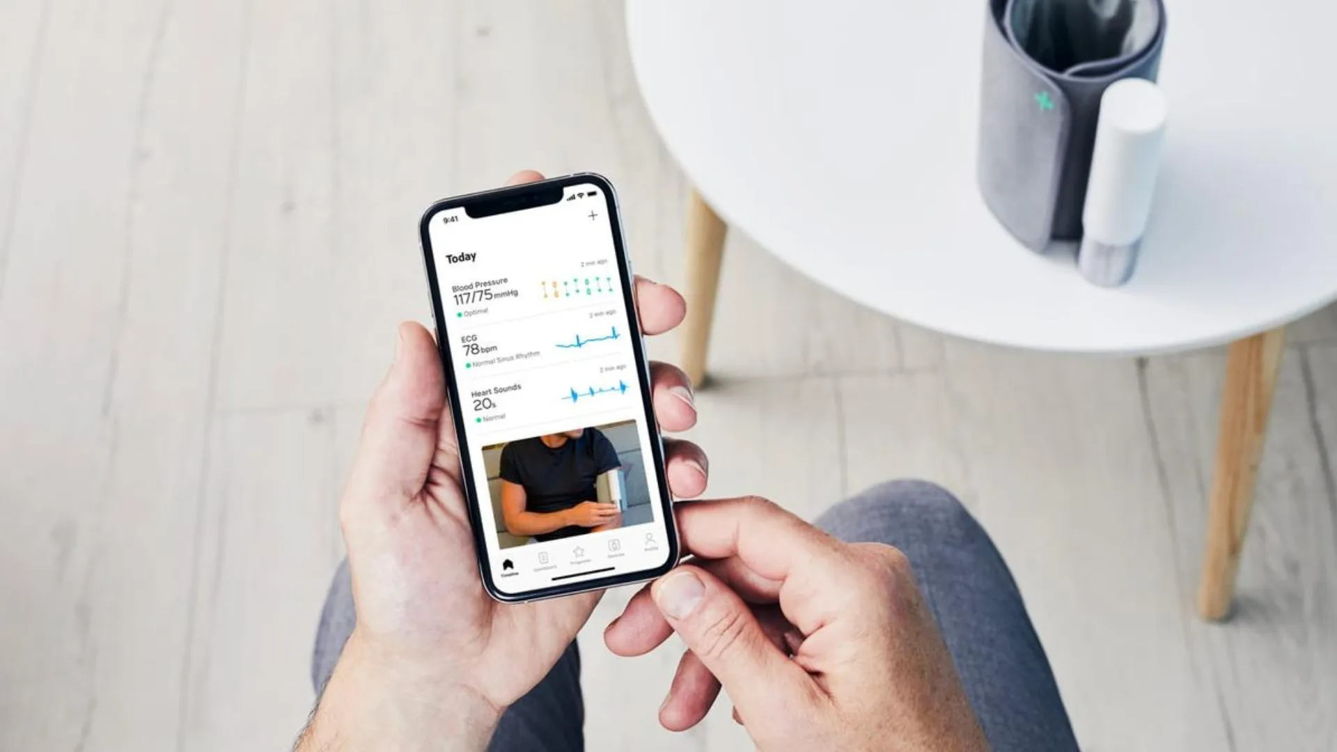 Умный тонометр Withings BPM Core (Gray)