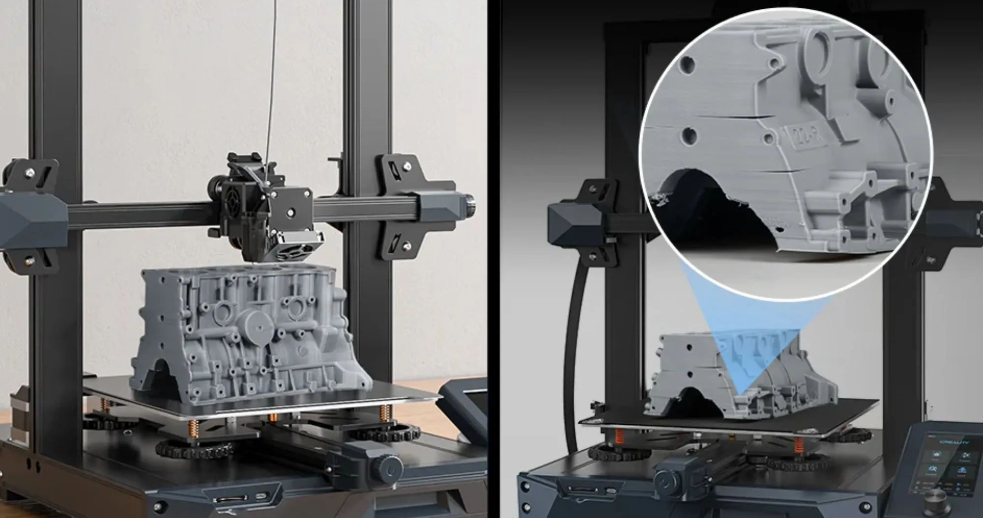 Пластик (Filament) CREALITY Hyper ABS 1кг 1.75мм Белый (3301020040)