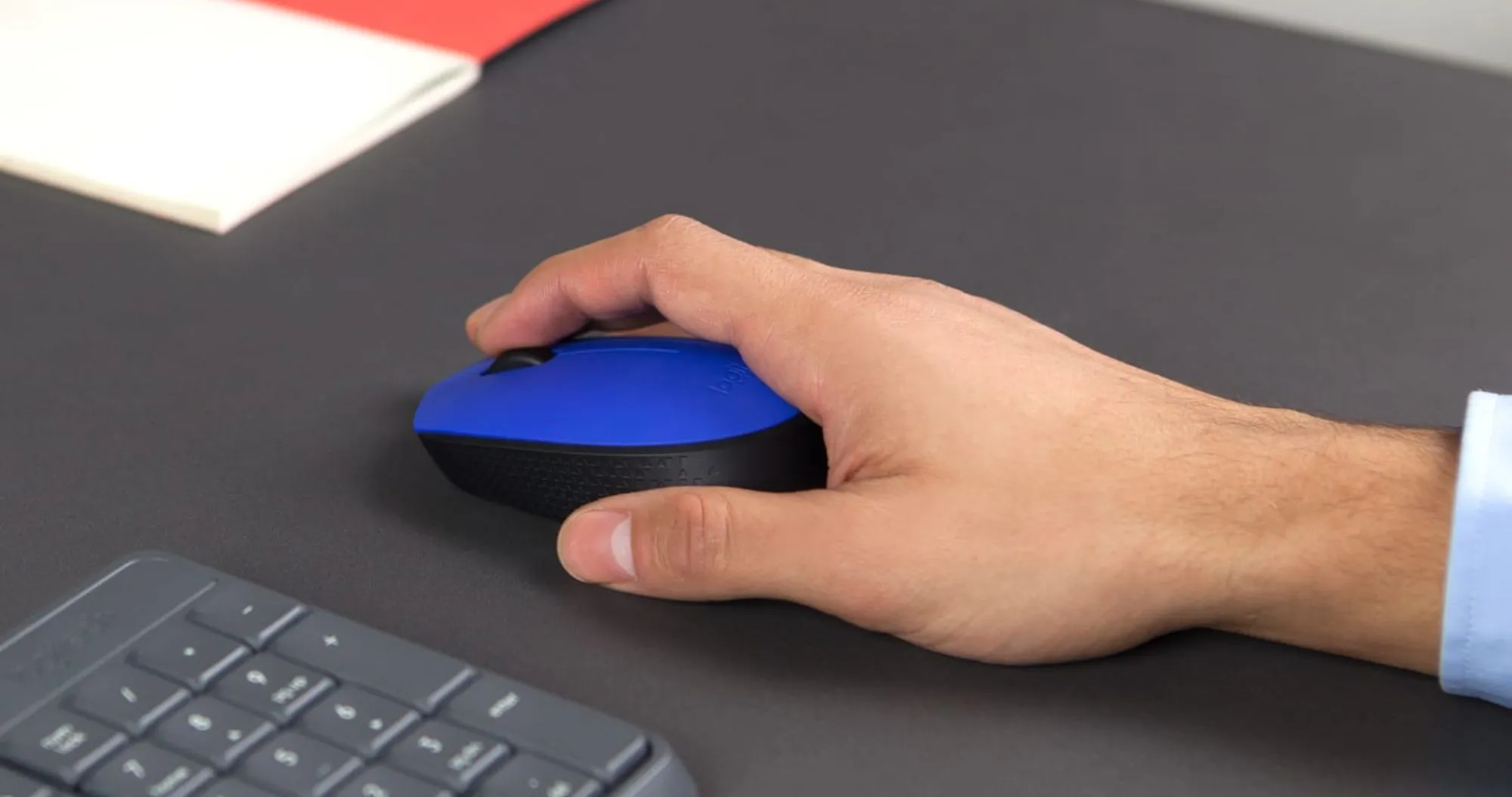 Миша бездротова Logitech M171 (Blue/Black) (UA)