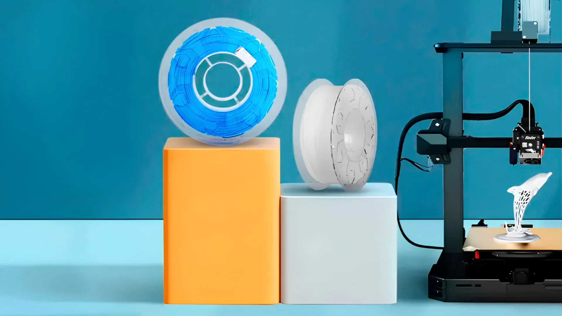 Пластик (Filament) ELEGOO PLA Plus 1кг 1.75мм Темно-синій (50.203.0072)