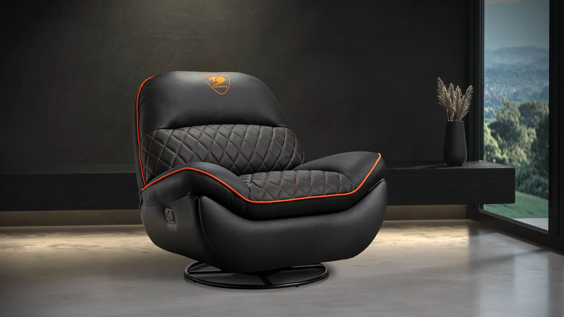 Крісло ігрове Cougar OVERLORD (Black) (UA)