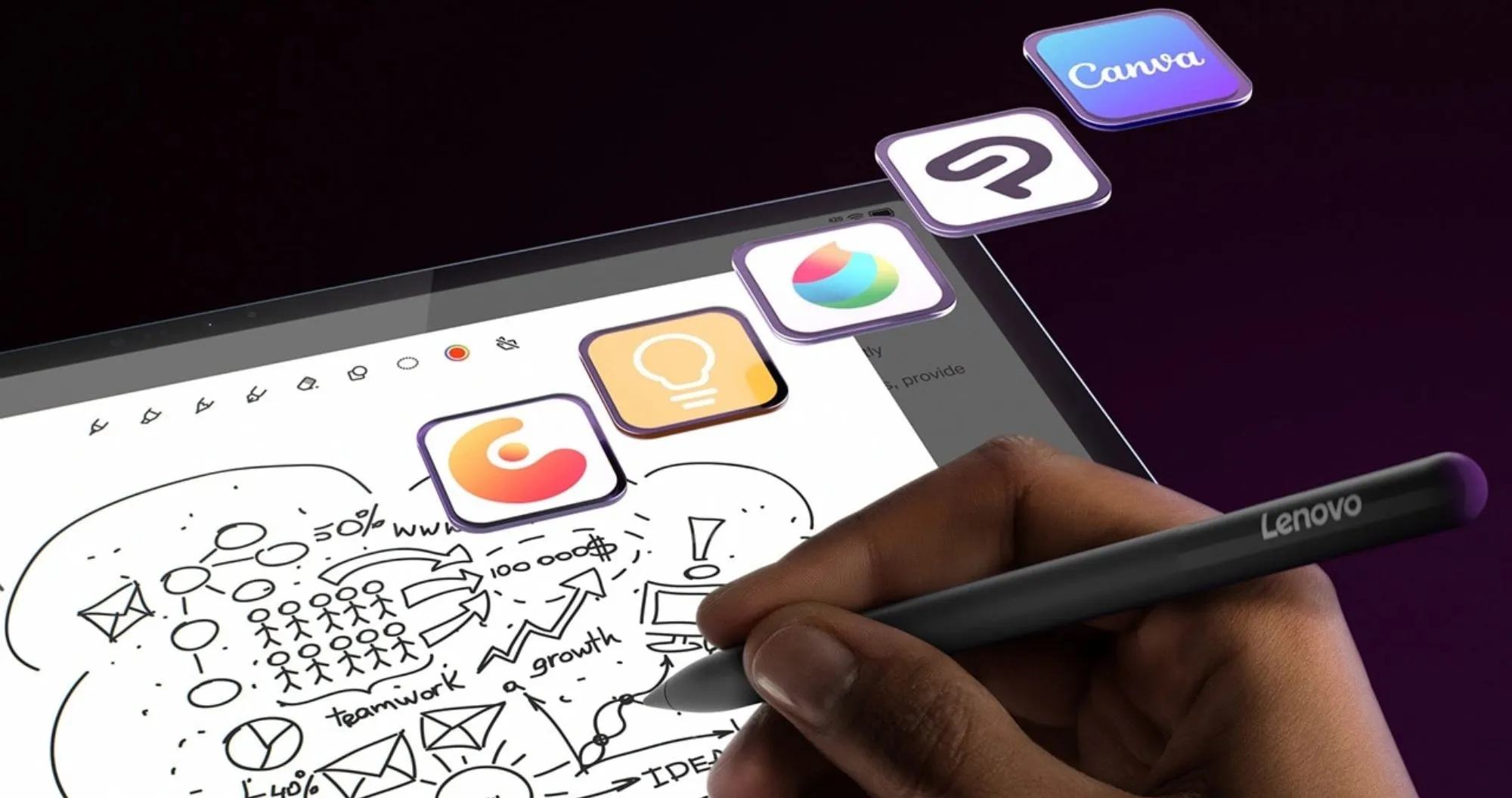 Планшет Lenovo Yoga Tab Plus Wi-Fi 16/256GB + Pen (Tidal Teal)