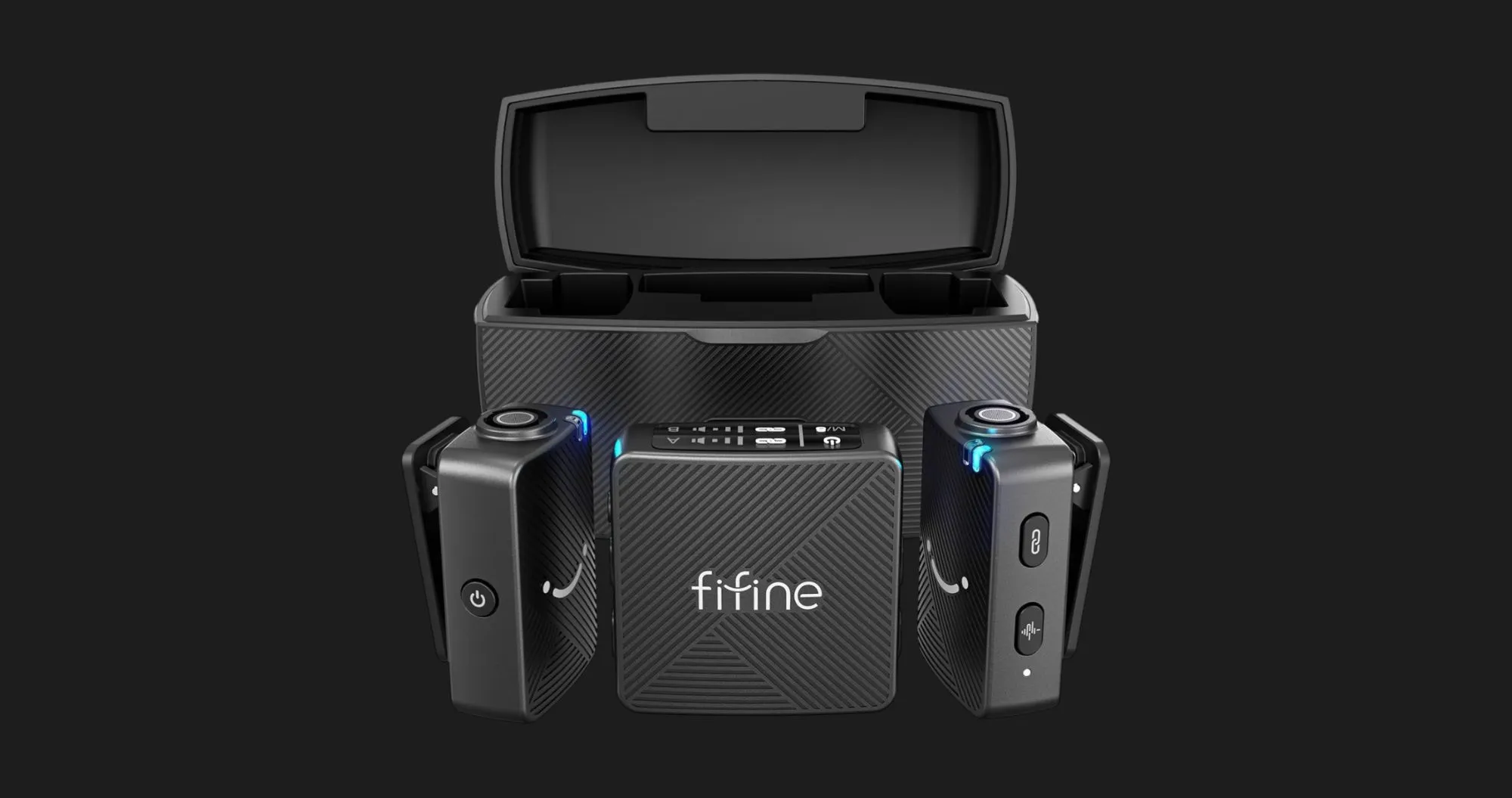 Микрофонная радиосистема Fifine M9 (Black)