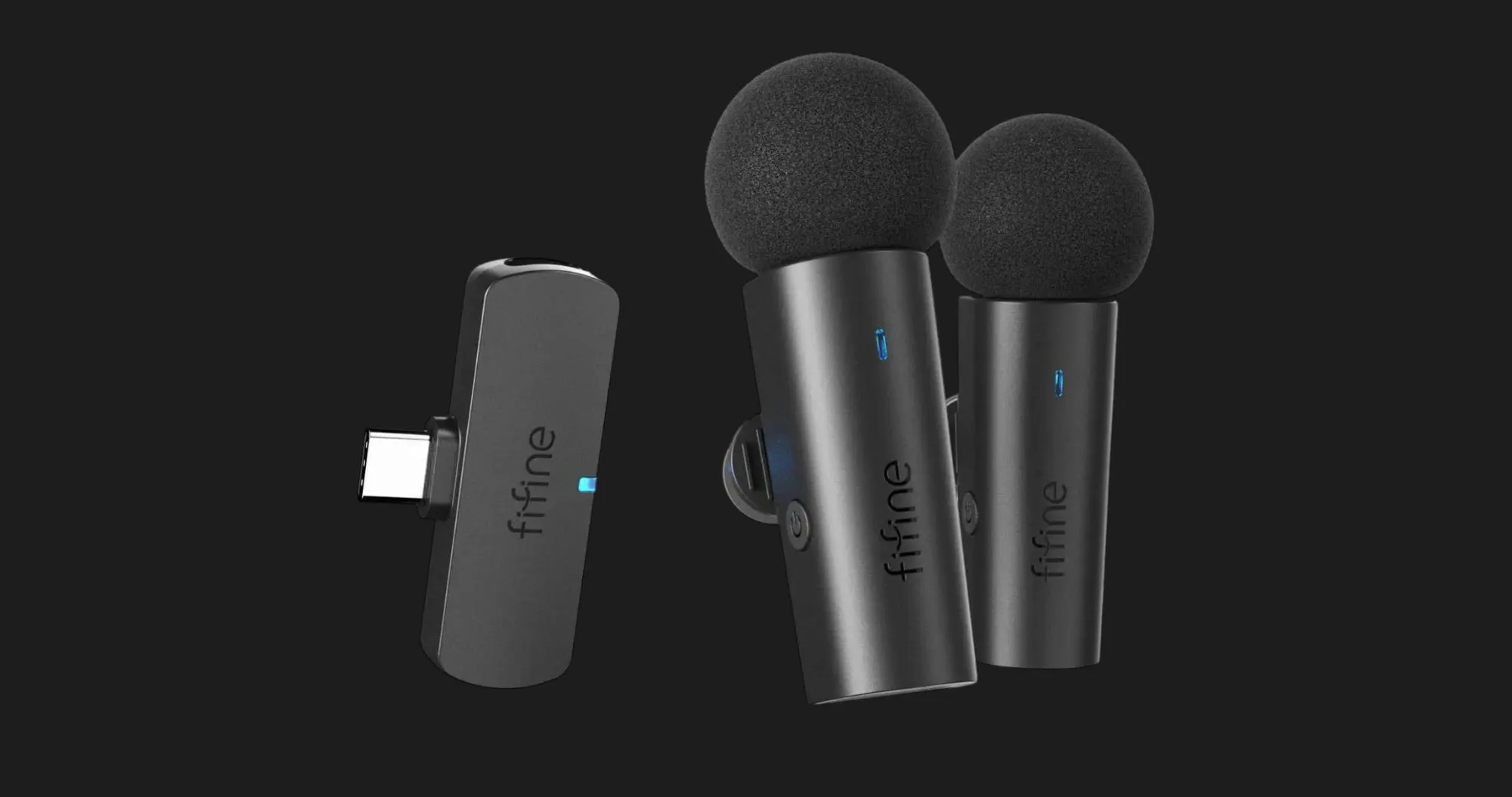 Микрофонная радиосистема Fifine M8 (Black)