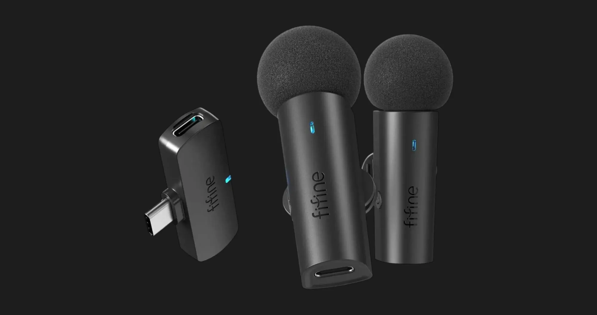 Микрофонная радиосистема Fifine M8 (Black)