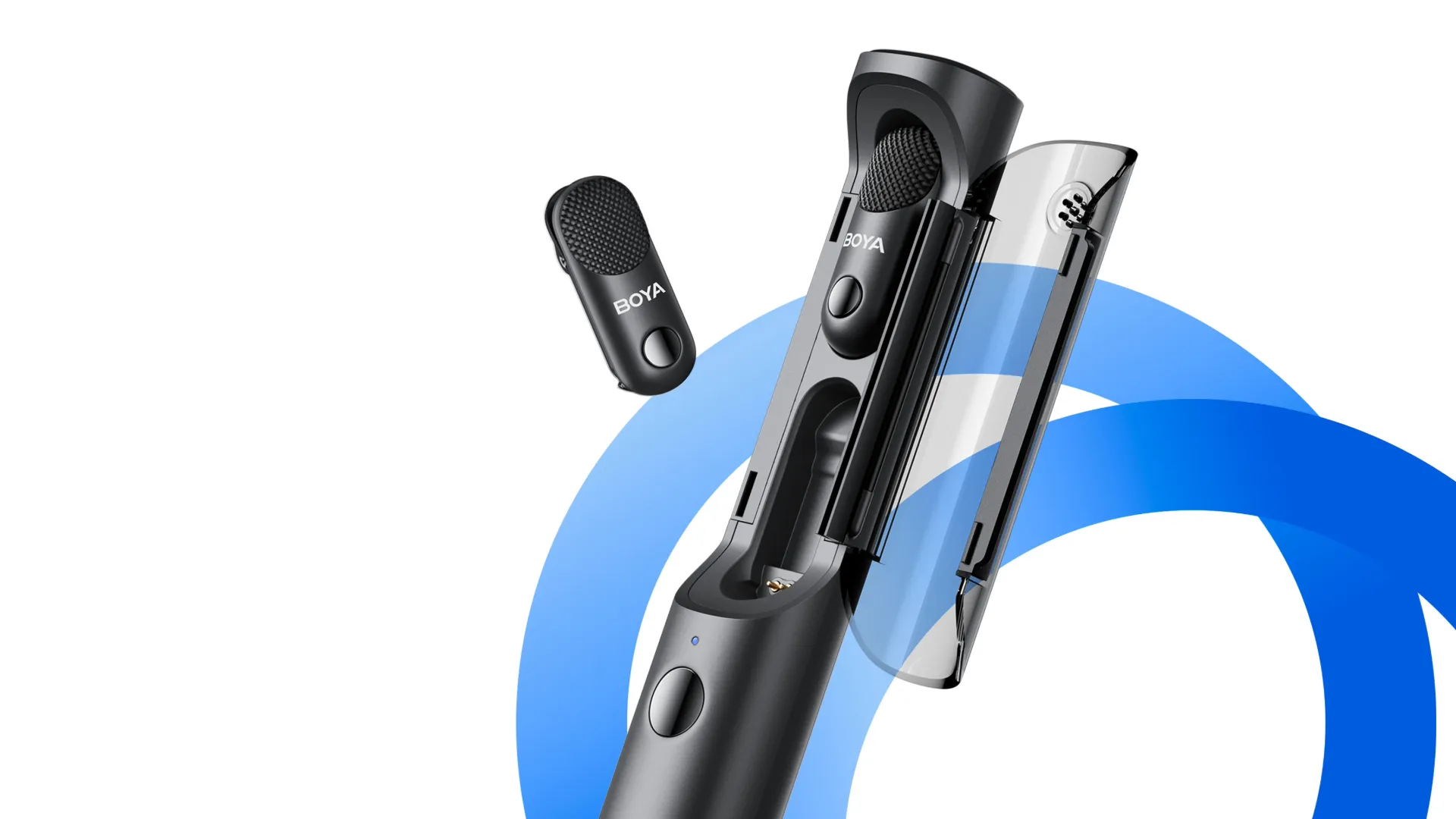 Микрофонная радиосистема BOYA Magic-03 Type-C/TRS (Black)