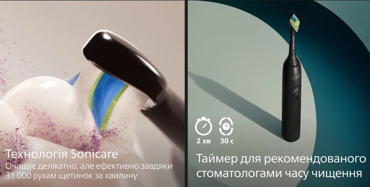 Зубная электрощетка Philips Sonicare series 3100 (Black)