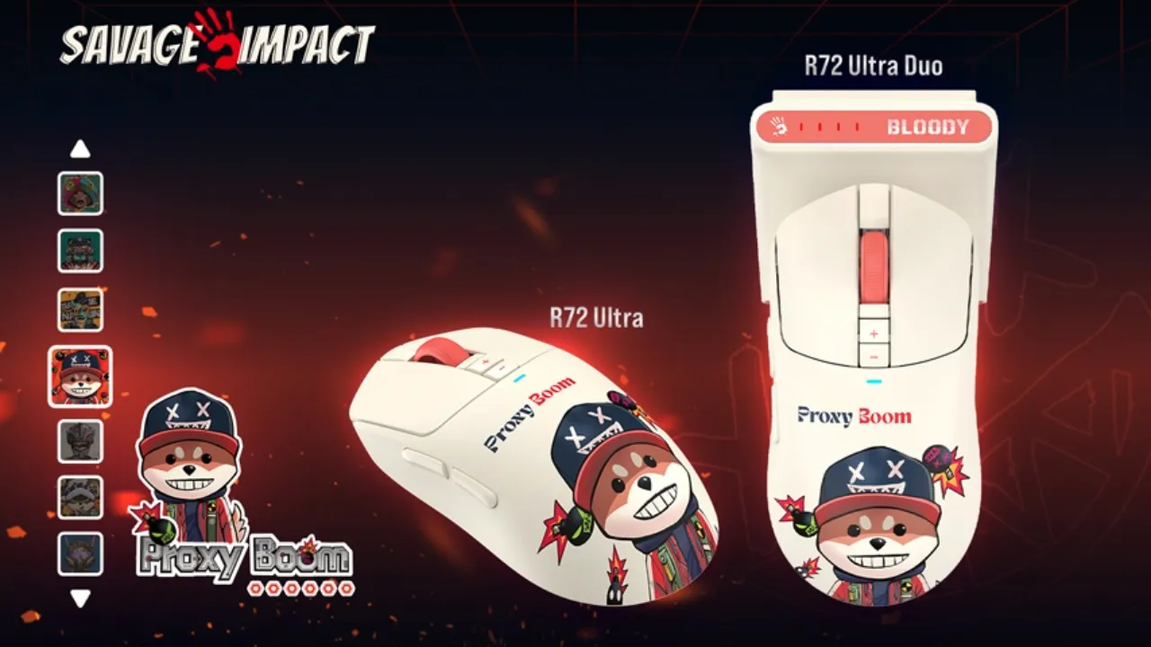 Игровая мышь Bloody R72 Ultra (Proxy Boom)