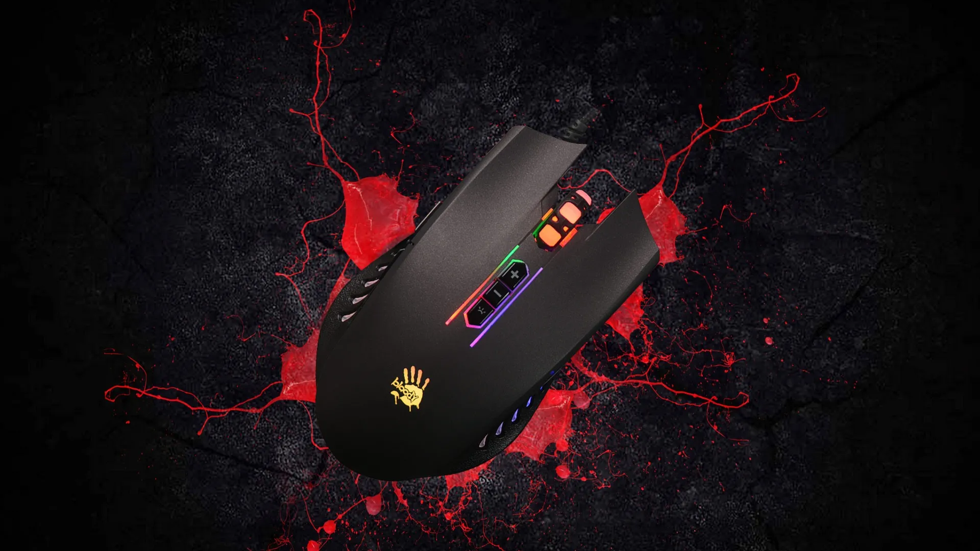 Миша Bloody Q81 Curve (Black)