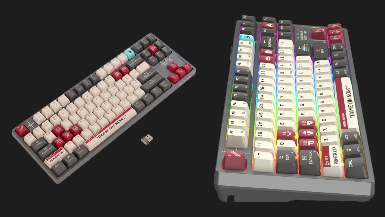 Клавіатура ігрова Bloody WS98 (Pixels Red)