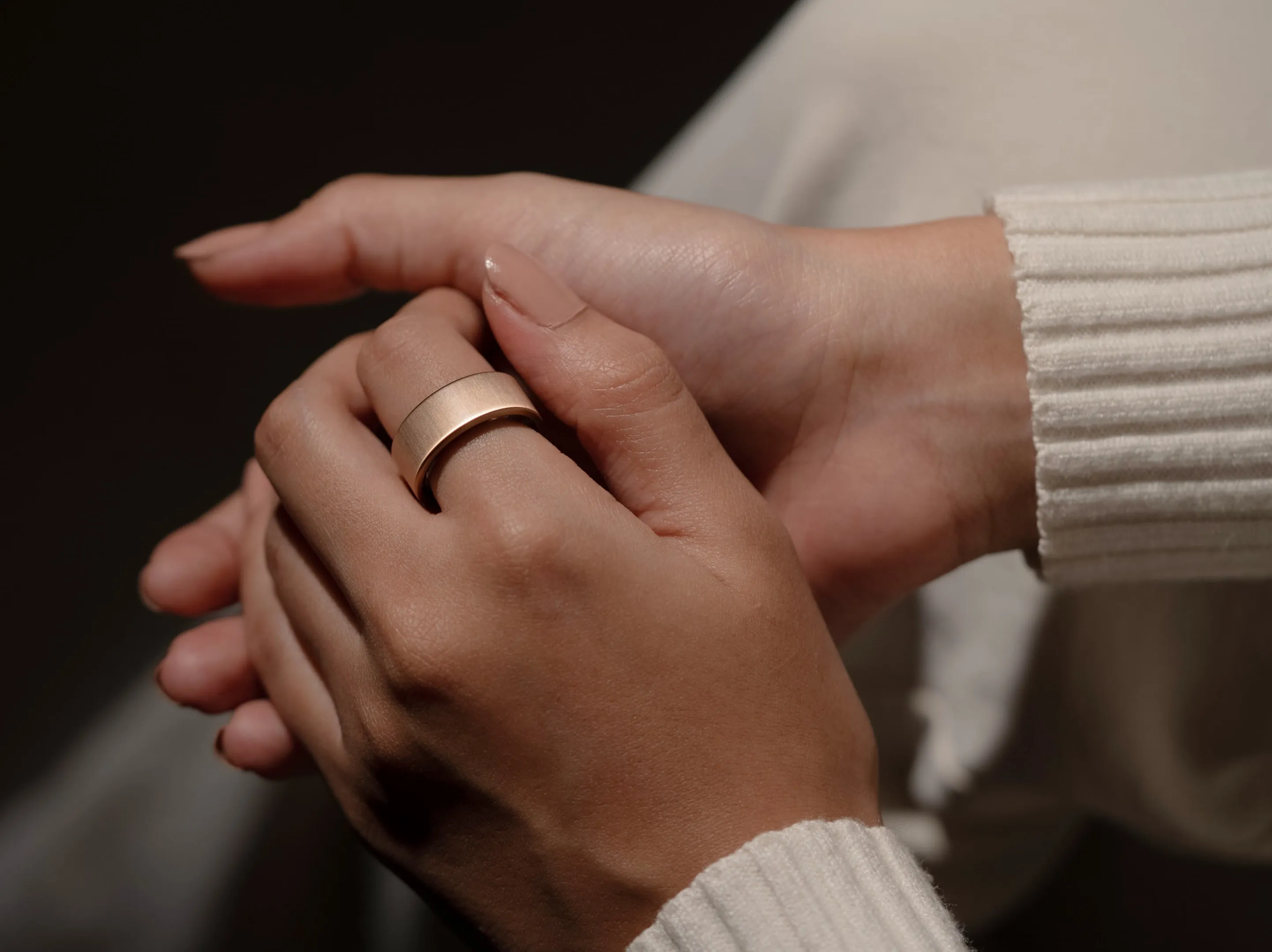 Смарт-кольцо Ultrahuman Ring AIR Raw Titanium Size 8