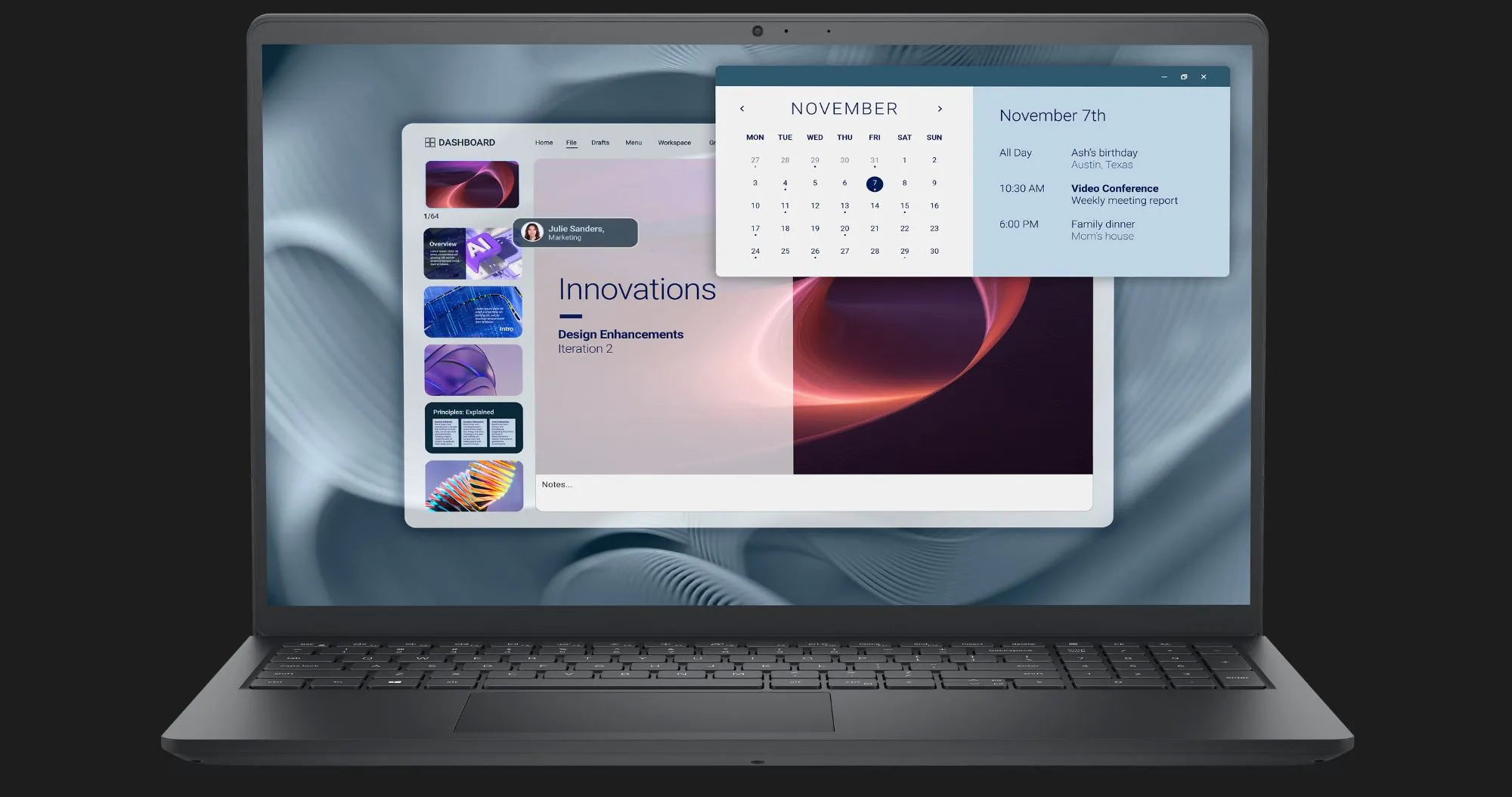 Ноутбук Dell Pro 15 Essential 15,6" (AMD Ryzen 3/8GB/512GB (SSD)/AMD Radeon Graphics) (PV15255MDO851UA_UBU) (Standard)