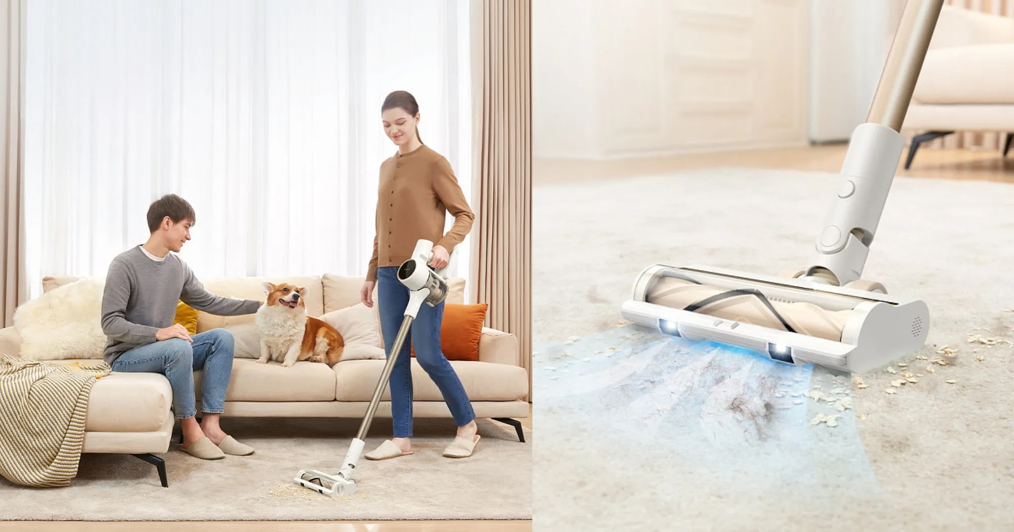 Аккумуляторный пылесос Dreame R10s Aqua (White)