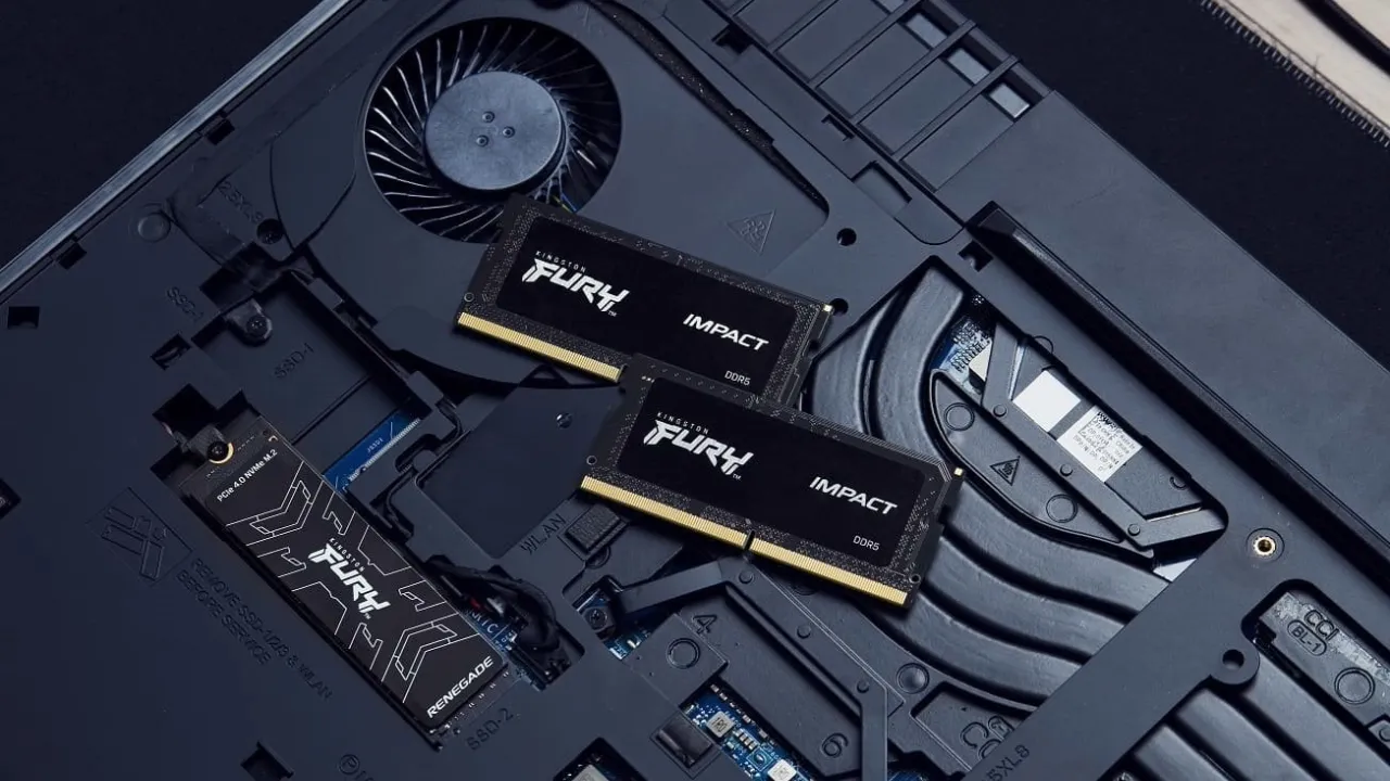 Оперативная память Kingston Fury Impact SO-DIMM DDR5 64GB 2x32GB 4800MHz (KF548S38IBK2-64)