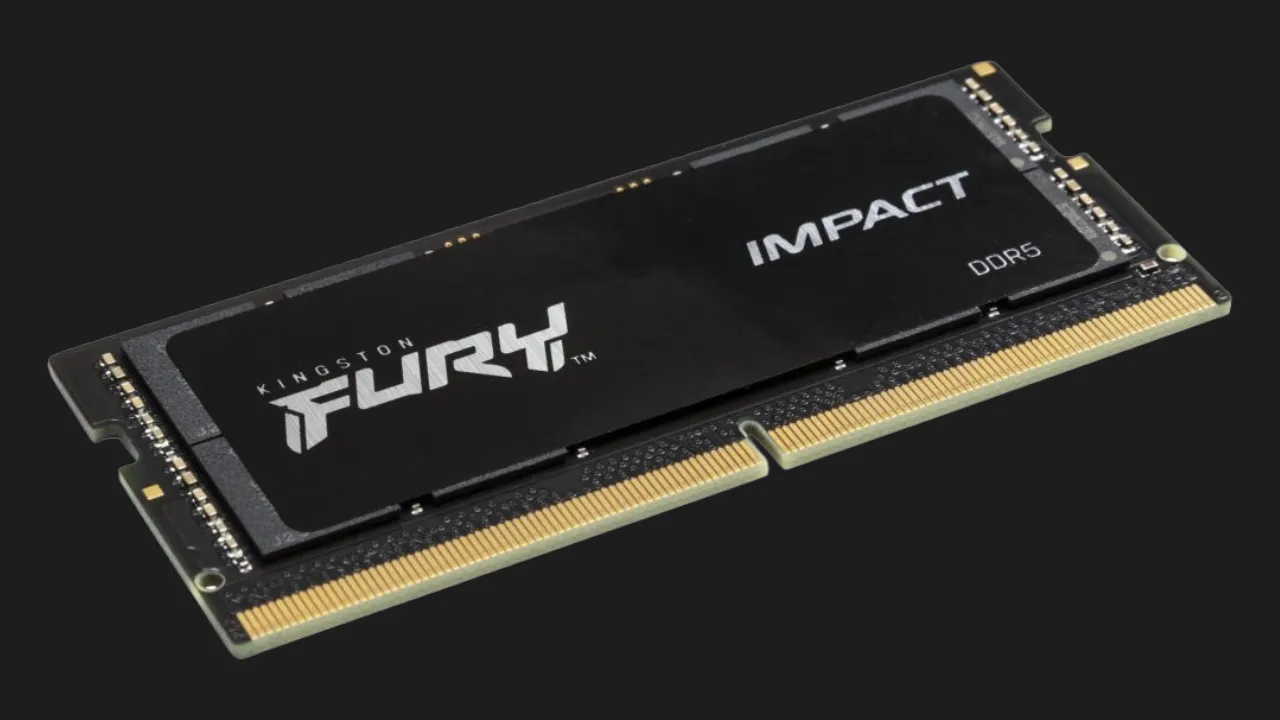 Оперативная память Kingston Fury Impact SO-DIMM DDR5 64GB 2x32GB 4800MHz (KF548S38IBK2-64)