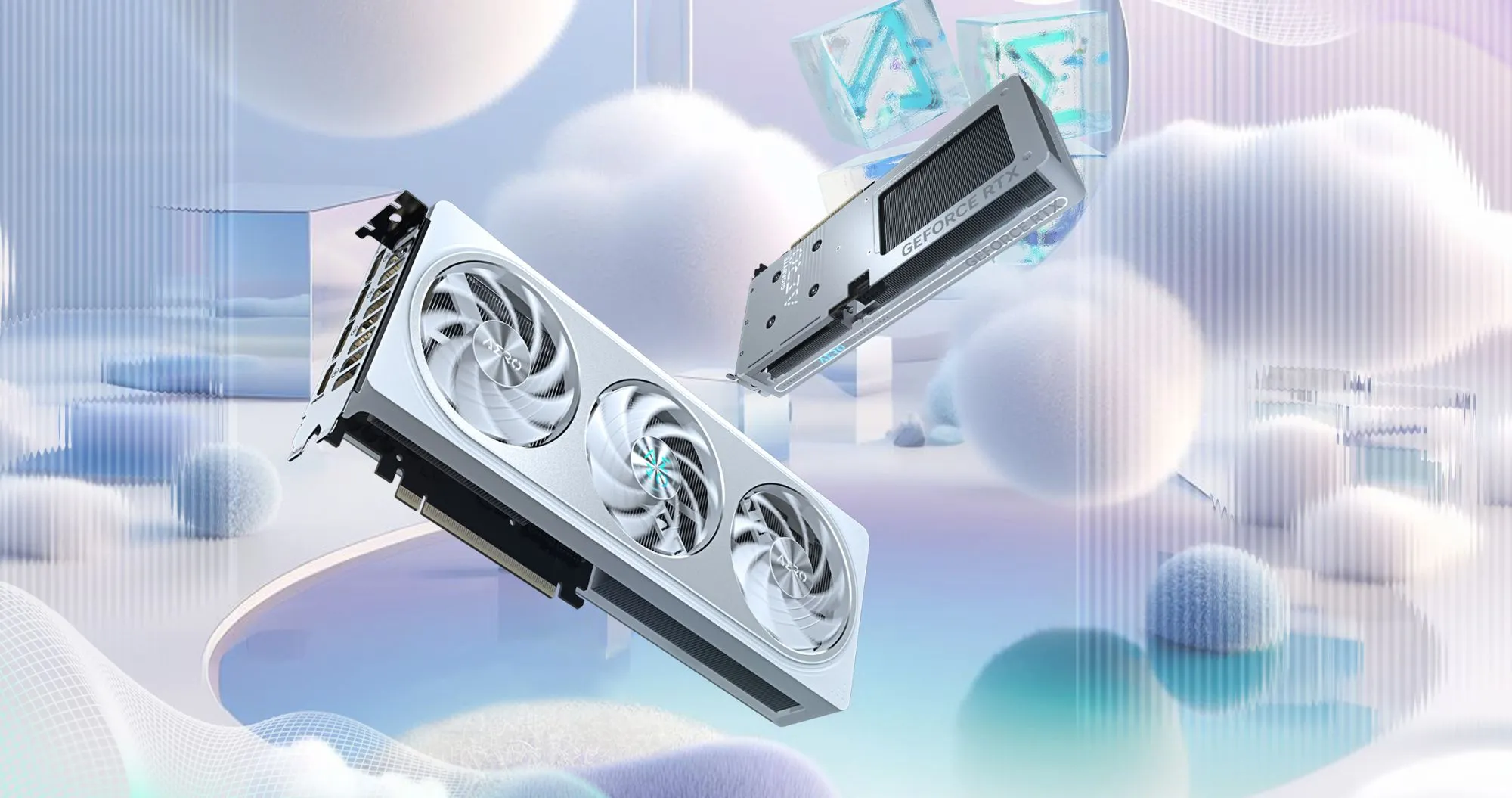 Відеокарта GIGABYTE GeForce RTX 5060 Ti AERO OC 8GB (GV-N506TAERO_OC-8GD) (Silver)