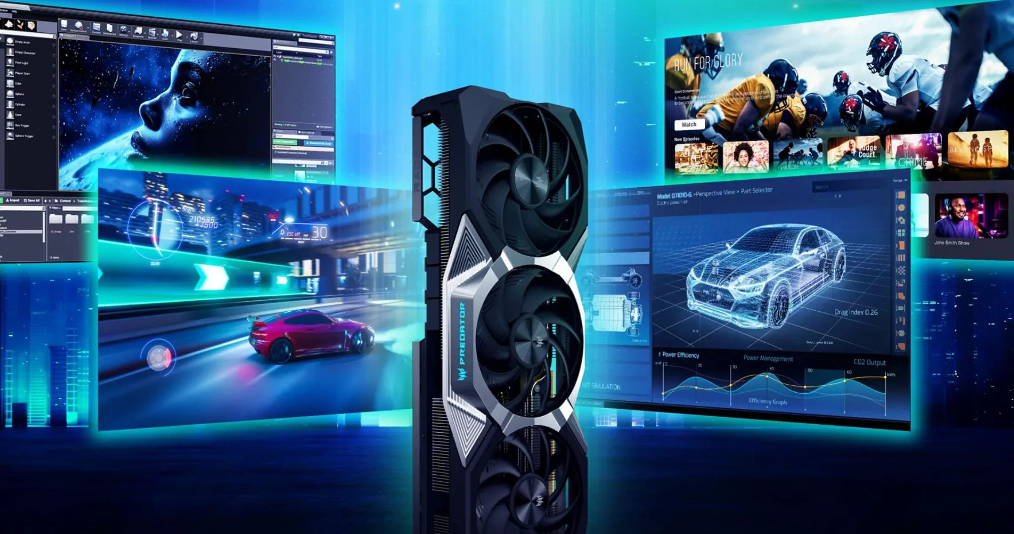 Видеокарта Acer Radeon RX 9070 XT 16GB (DP.Z4FWW.P01)