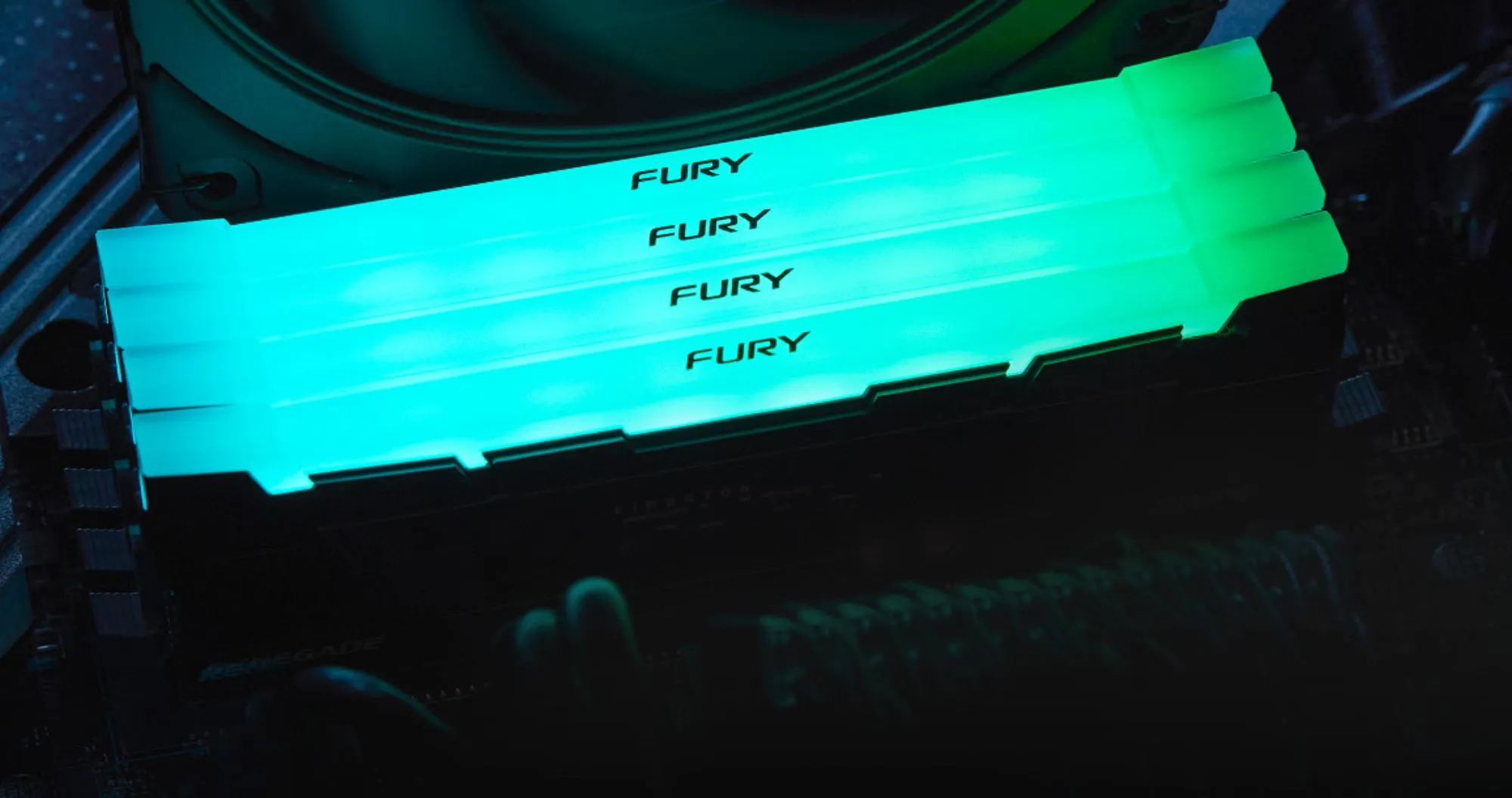 Оперативная память Kingston Fury Renegade RGB DDR4 16GB 2x8GB 3600MHz (KF436C16RB2AK2/16)