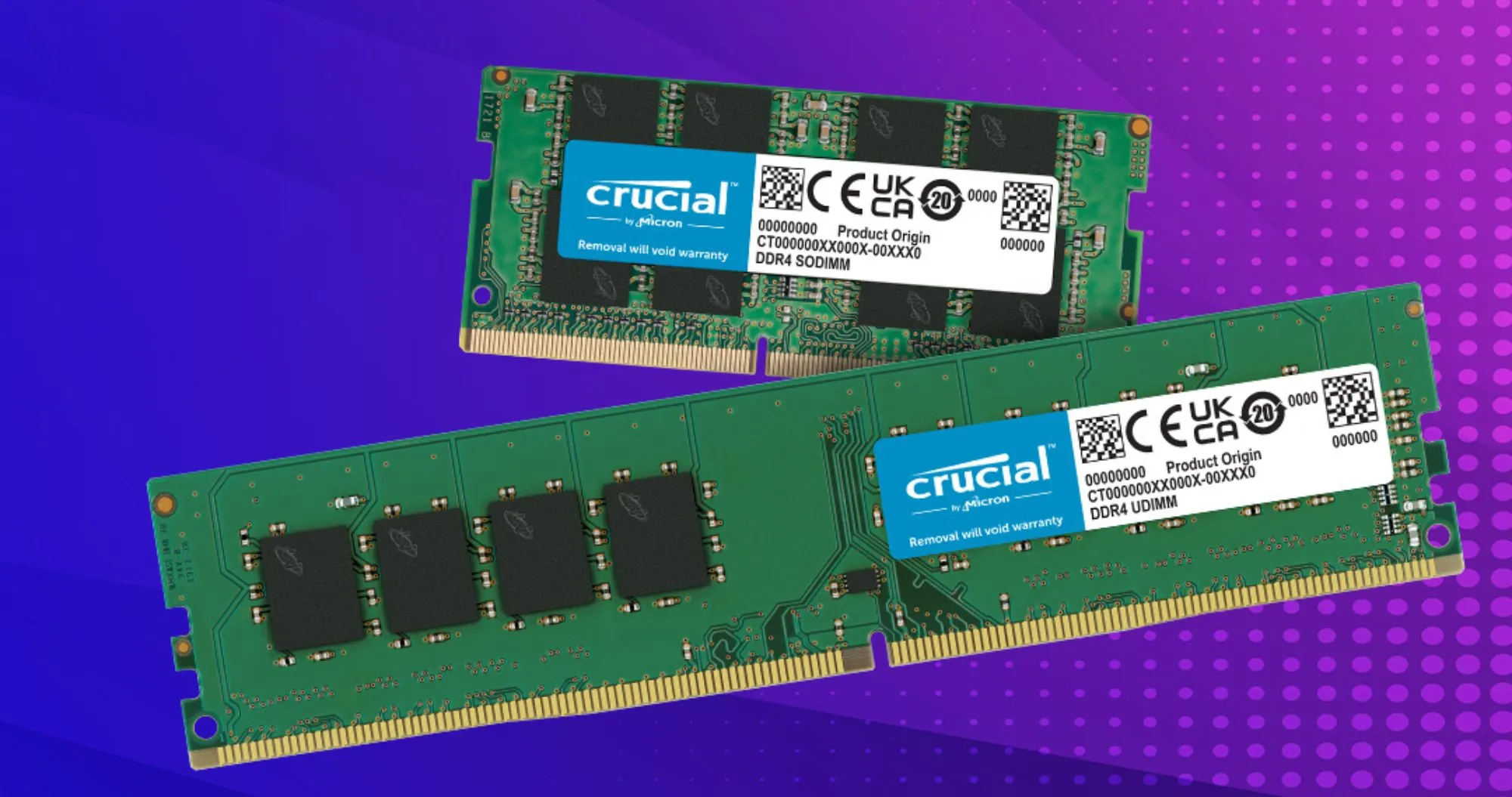 Оперативна памʼять Crucial DDR4 64GB 2x32GB 3200MHz (CT2K32G4DFD832A)