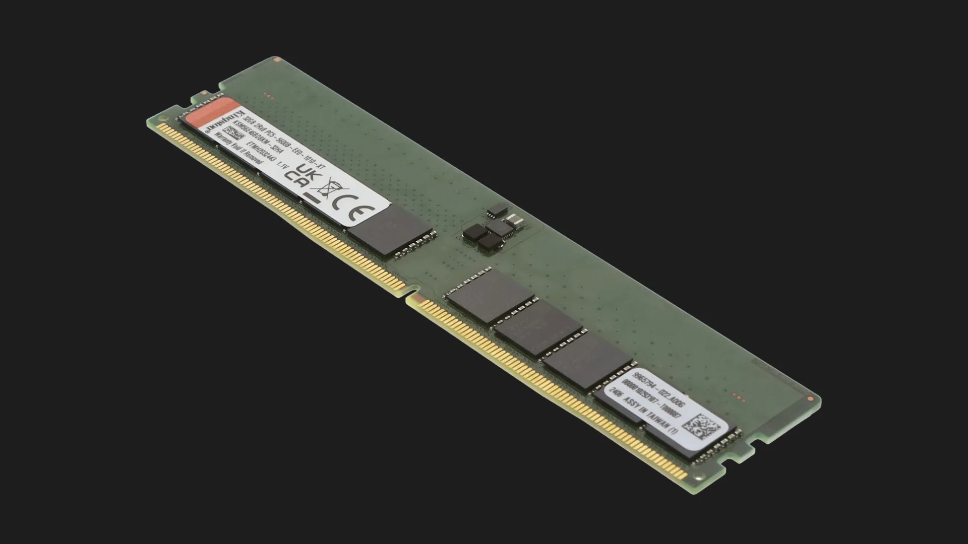 Оперативна памʼять Kingston DDR5 ECC 32GB 1x32GB 5600MHz (KSM56E46BD8KM-32HA)