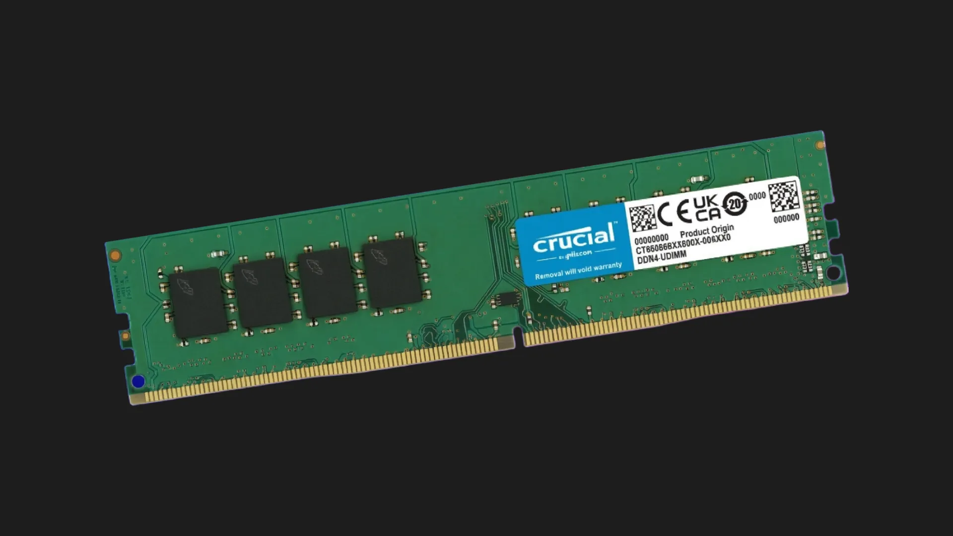Оперативная память Crucial DDR4 8GB 1x8GB 3200MHz (CT8G4DFRA32A)