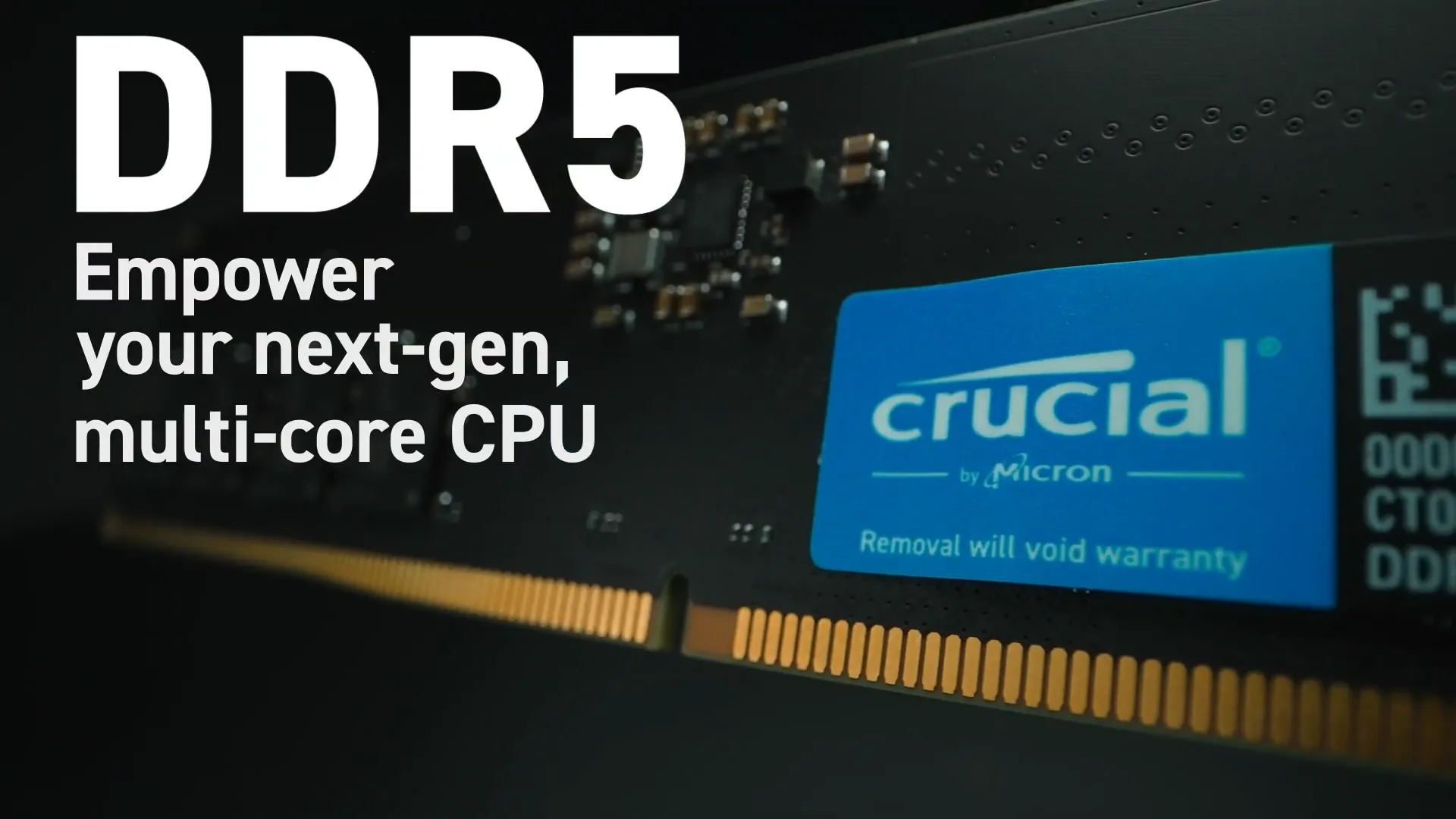 Оперативна памʼять Crucial DDR5 16GB 1x16GB 5600MHz (CT16G56C46U5)