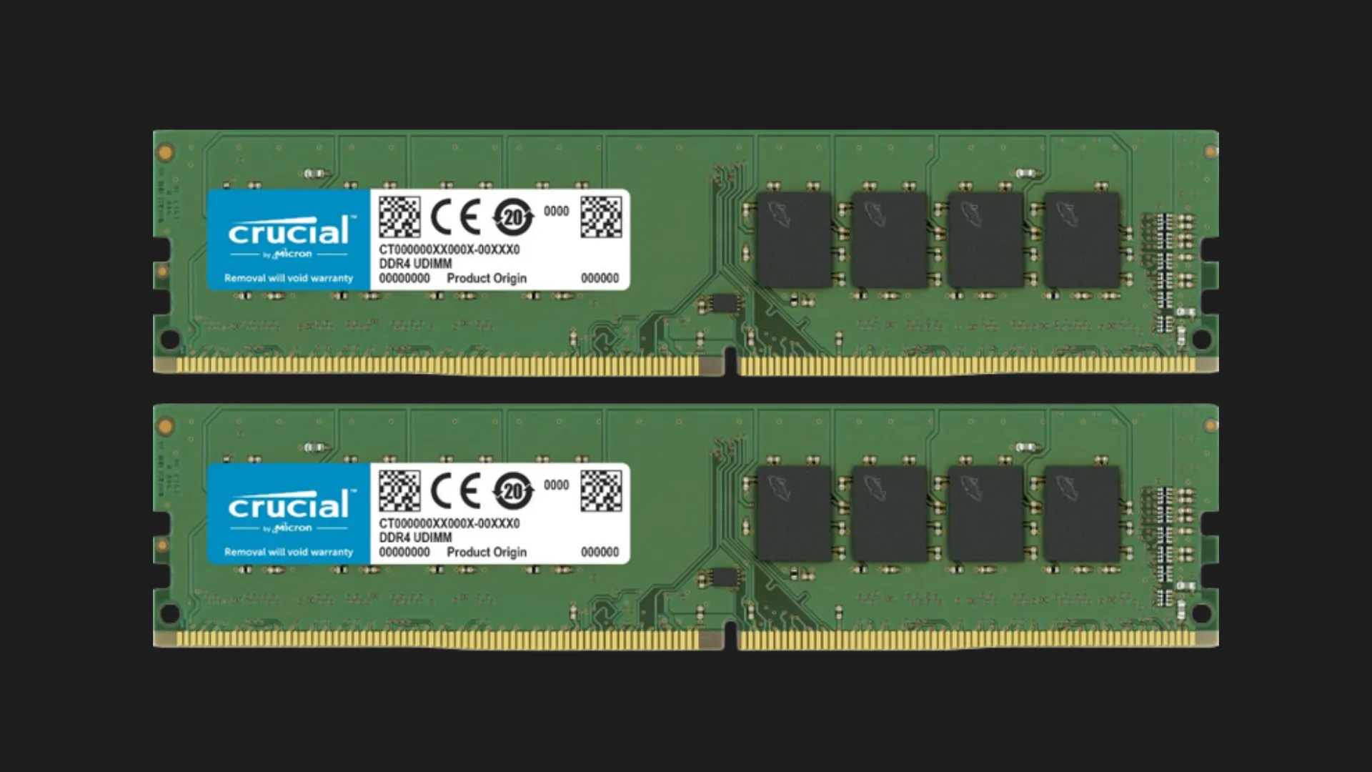 Оперативная память Crucial DDR4 16GB 2x8GB 3200MHz (CT2K8G4DFRA32A)