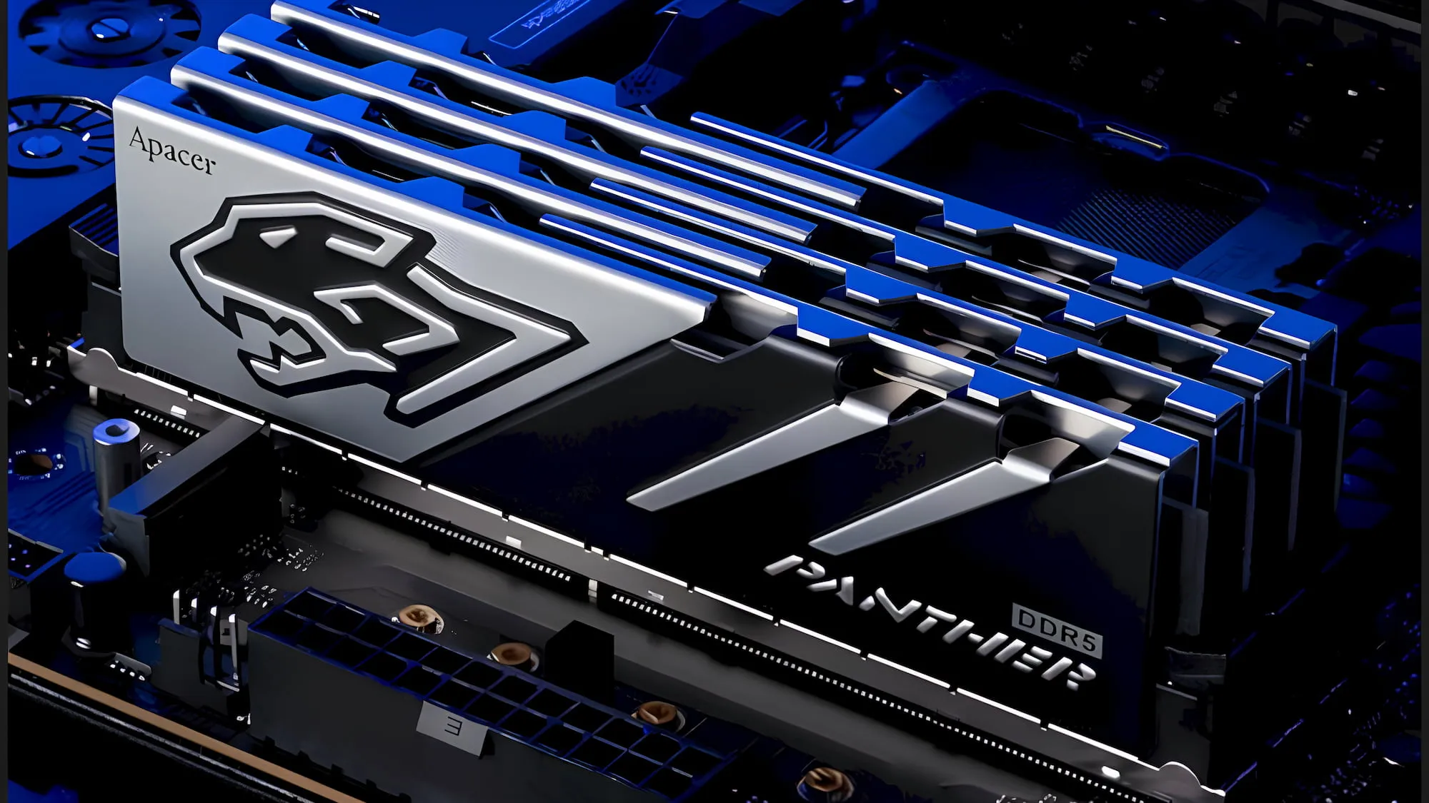 Оперативна памʼять Apacer Panther DDR5 32GB 2x16GB 5600MHz (AH5U32G56C5227BAA-2)