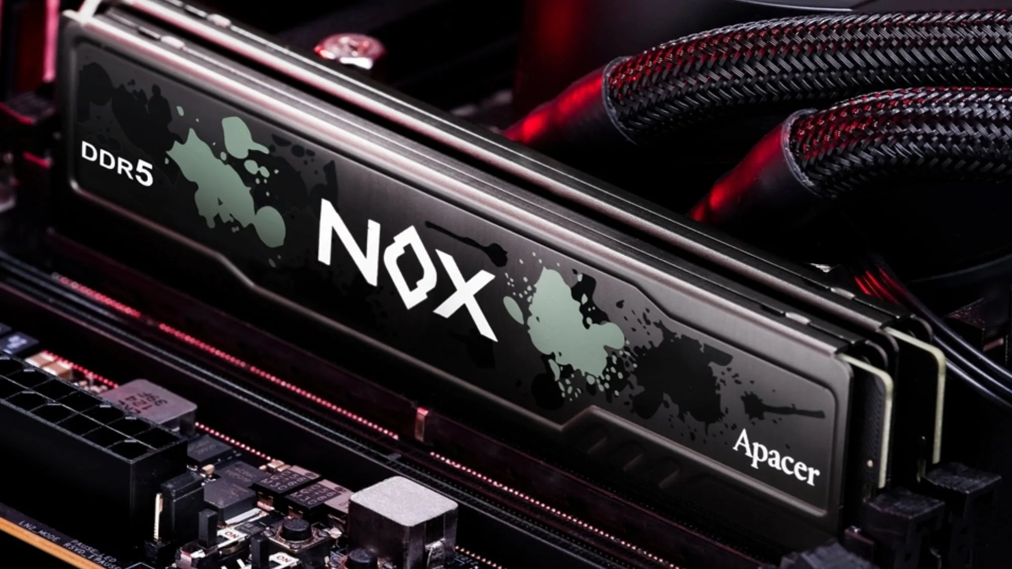 Оперативна памʼять Apacer NOX DDR5 32GB 2x16GB 5200MHz (AH5U32G52C522MBAA-2)