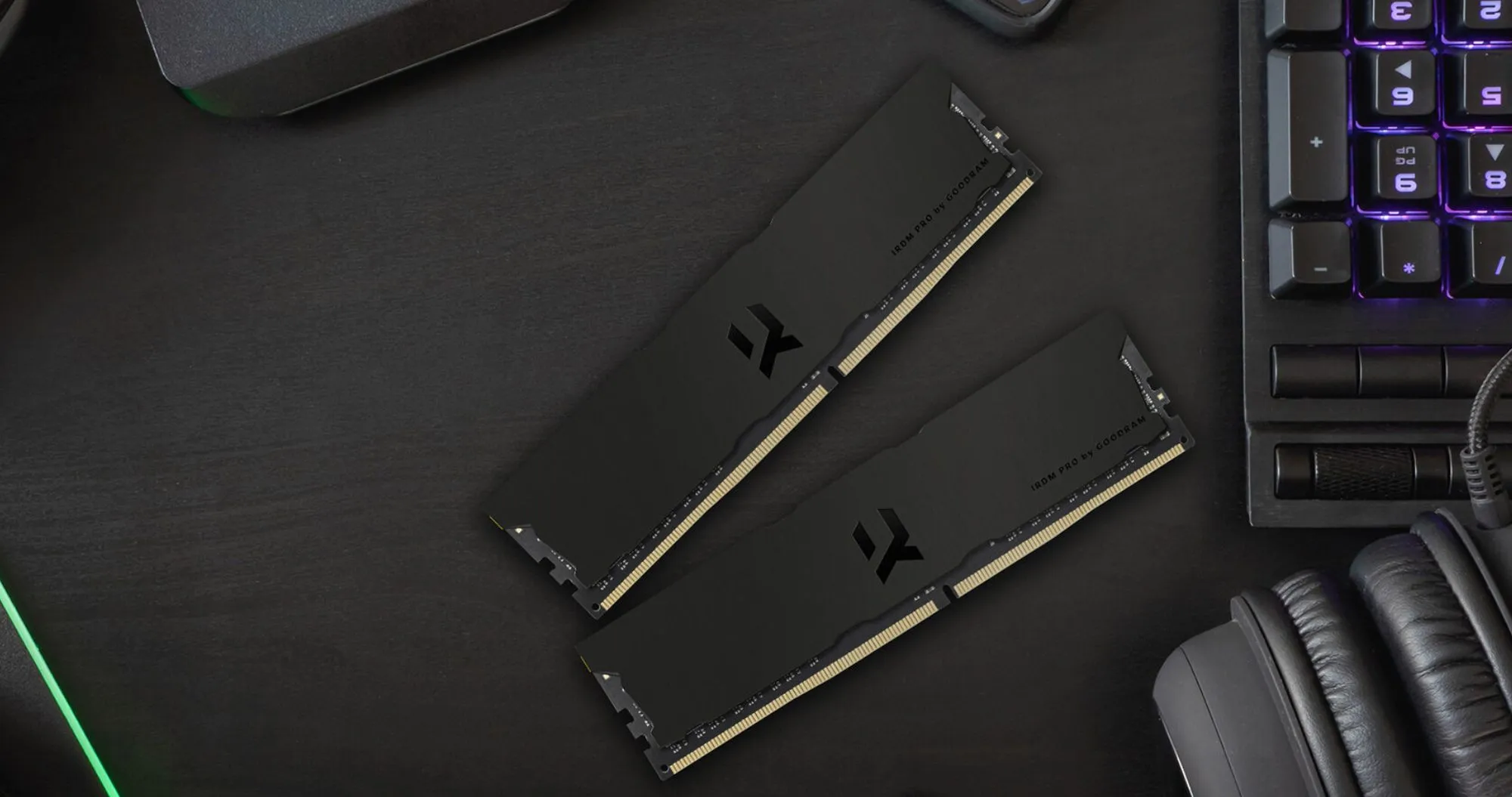 Оперативна памʼять Goodram Iridium Pro DDR4 32GB 2x16GB 3600MHz (IRP-K3600D4V64L18/32GDC)