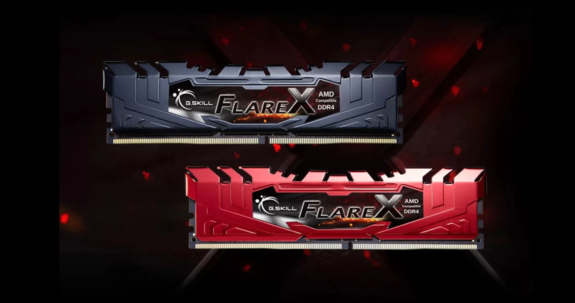 Оперативная память G.Skill Flare X DDR4 16GB 2x8GB 3200MHz (F4-3200C16D-16GFX)