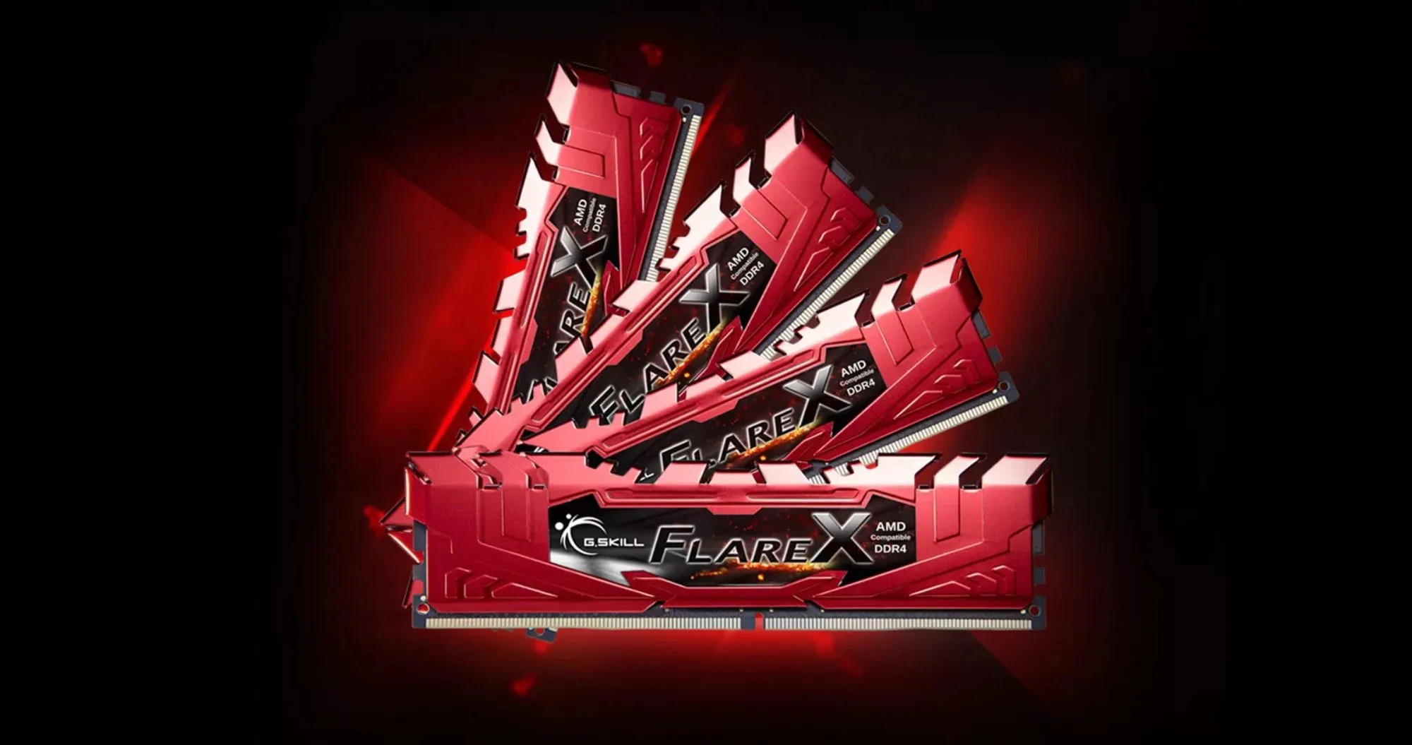 Оперативная память G.Skill Flare X DDR4 16GB 2x8GB 3200MHz (F4-3200C16D-16GFX)