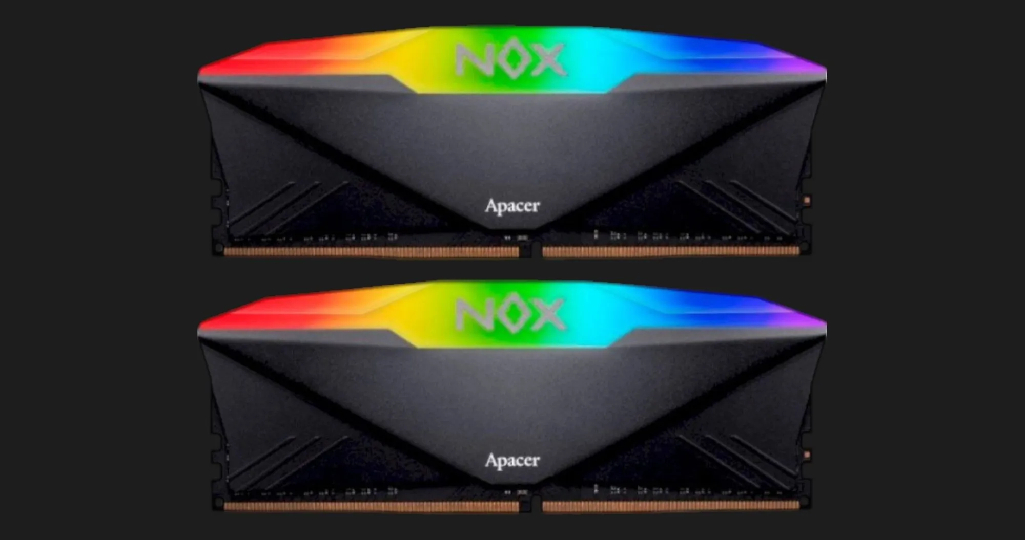 Оперативная память Apacer NOX RGB DDR4 16GB 2x8GB 3200MHz (AH4U16G32C28YNBAA-2)