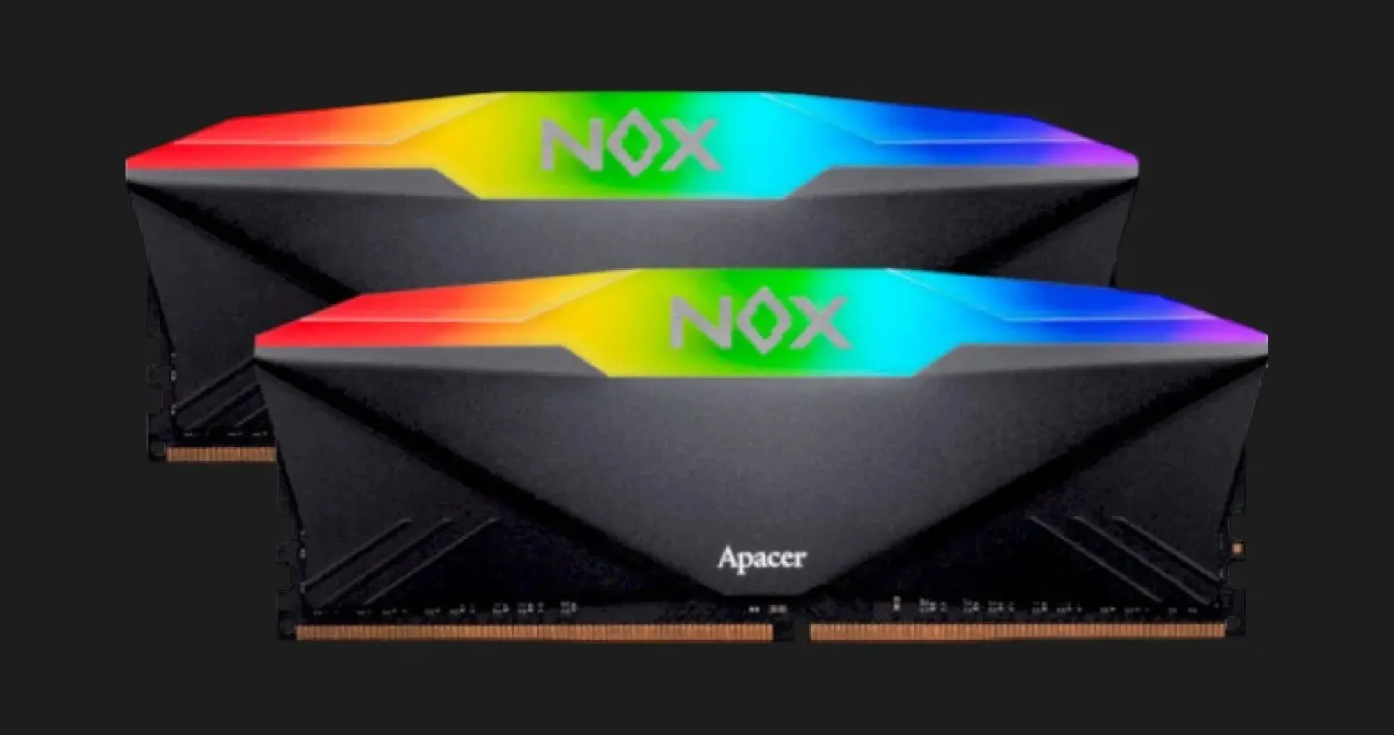 Оперативная память Apacer NOX RGB DDR4 16GB 2x8GB 3200MHz (AH4U16G32C28YNBAA-2)