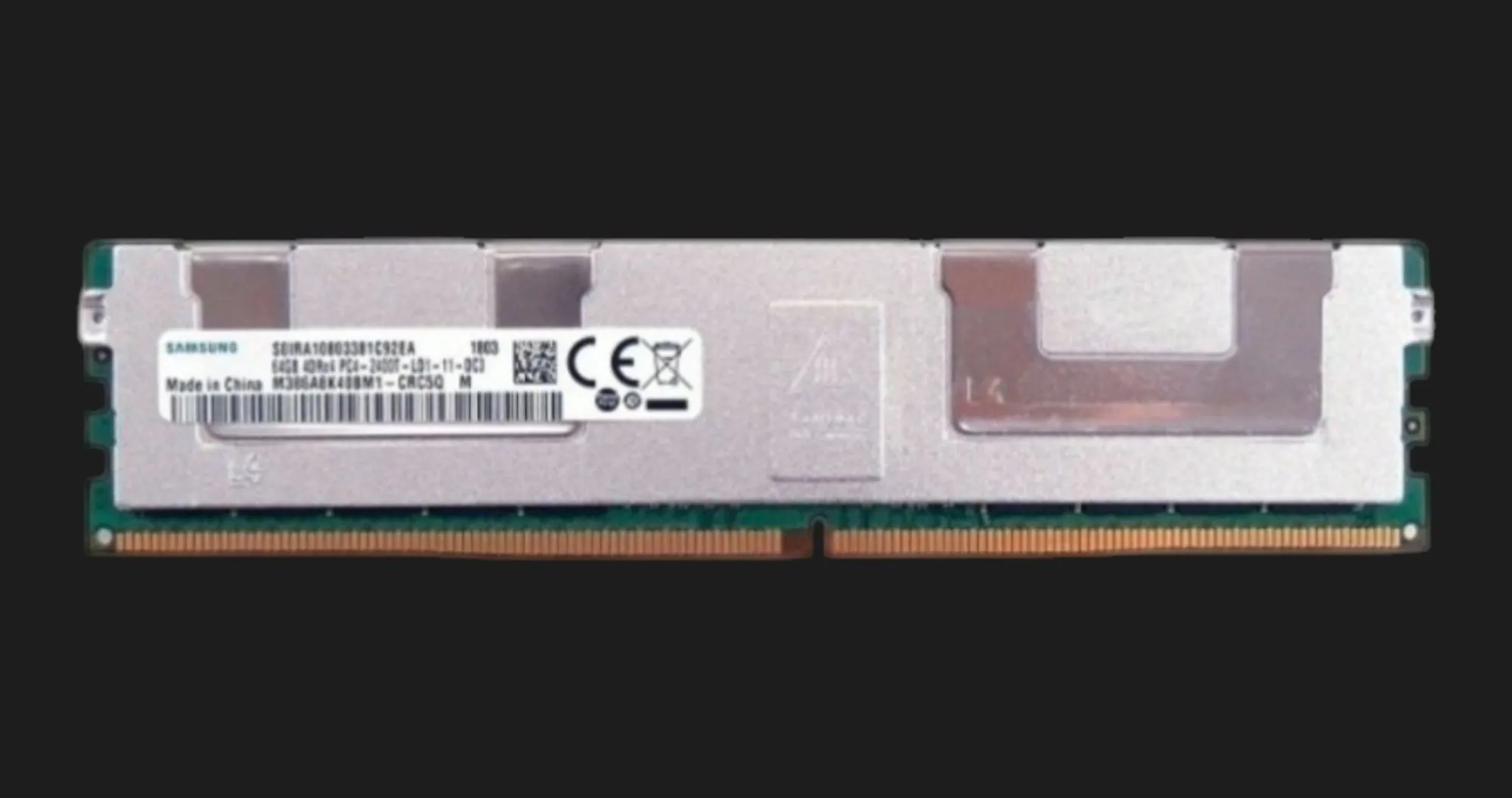 Оперативная память Samsung Server ECC REG DDR4 64GB 1x64GB 2400MHz (M386A8K40BM1-CRC5Q)