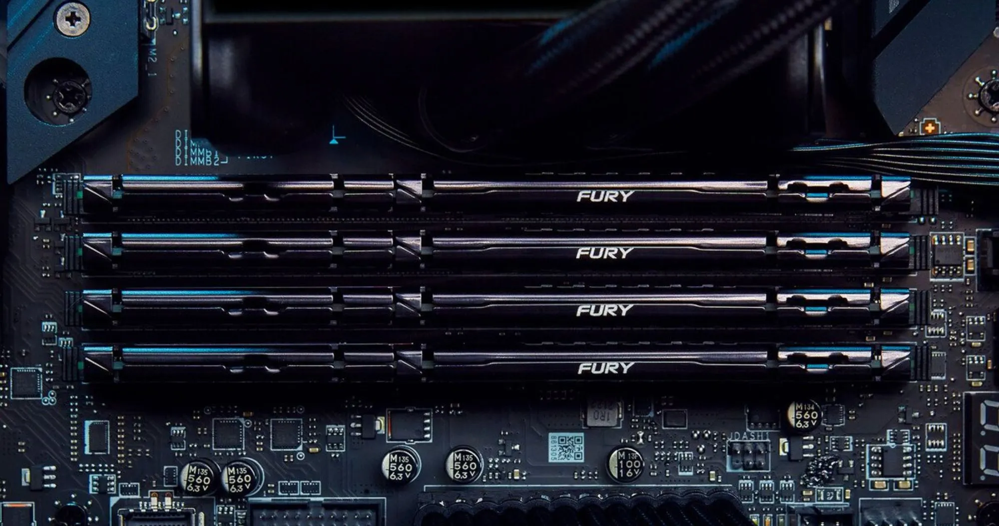 Оперативная память Kingston Fury Beast DDR5 32GB 2x16GB 6400MHz (KF564C32BBEK2-32)