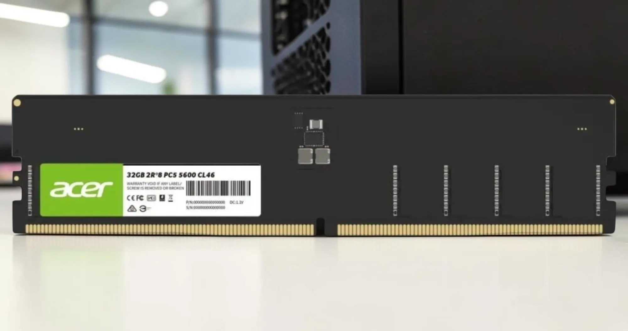 Оперативна памʼять Acer UD200 DDR5 32GB 1x32GB 5600MHz (BL.9BWWA.427)