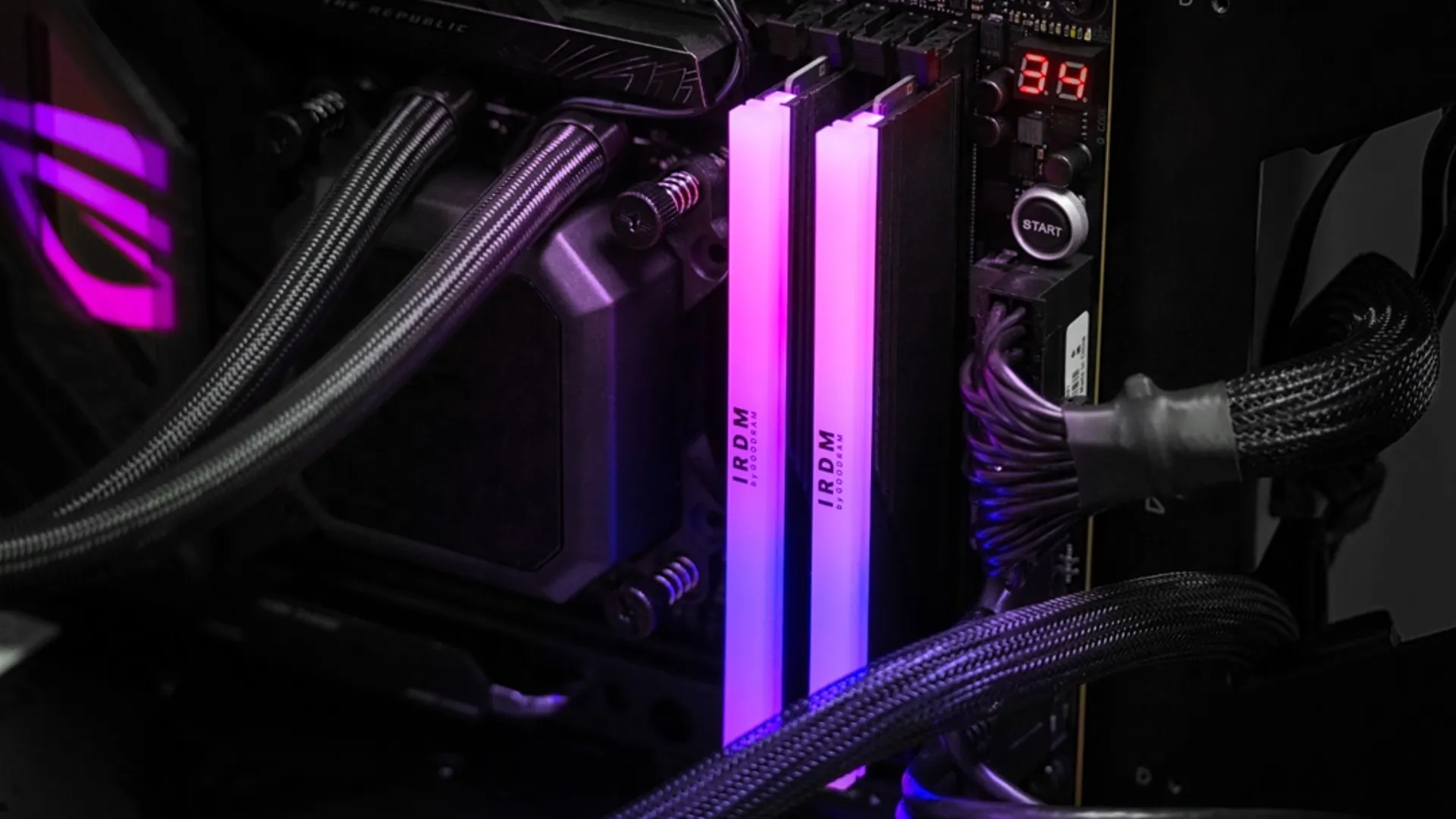 Оперативна памʼять Goodram IRDM RGB DDR5 32GB 2x16GB 6800MHz (IRG-68D5L34S/32GDC)